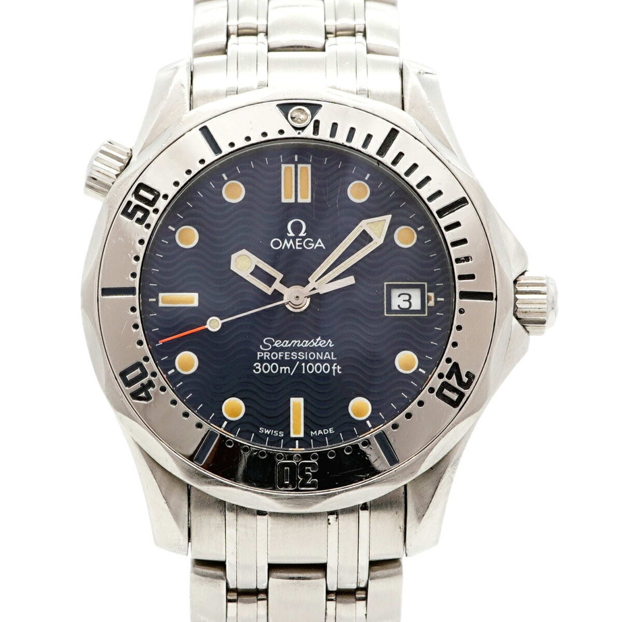 Omega Seamaster 2562.80 Navy Dial Watch (Boys' Size)