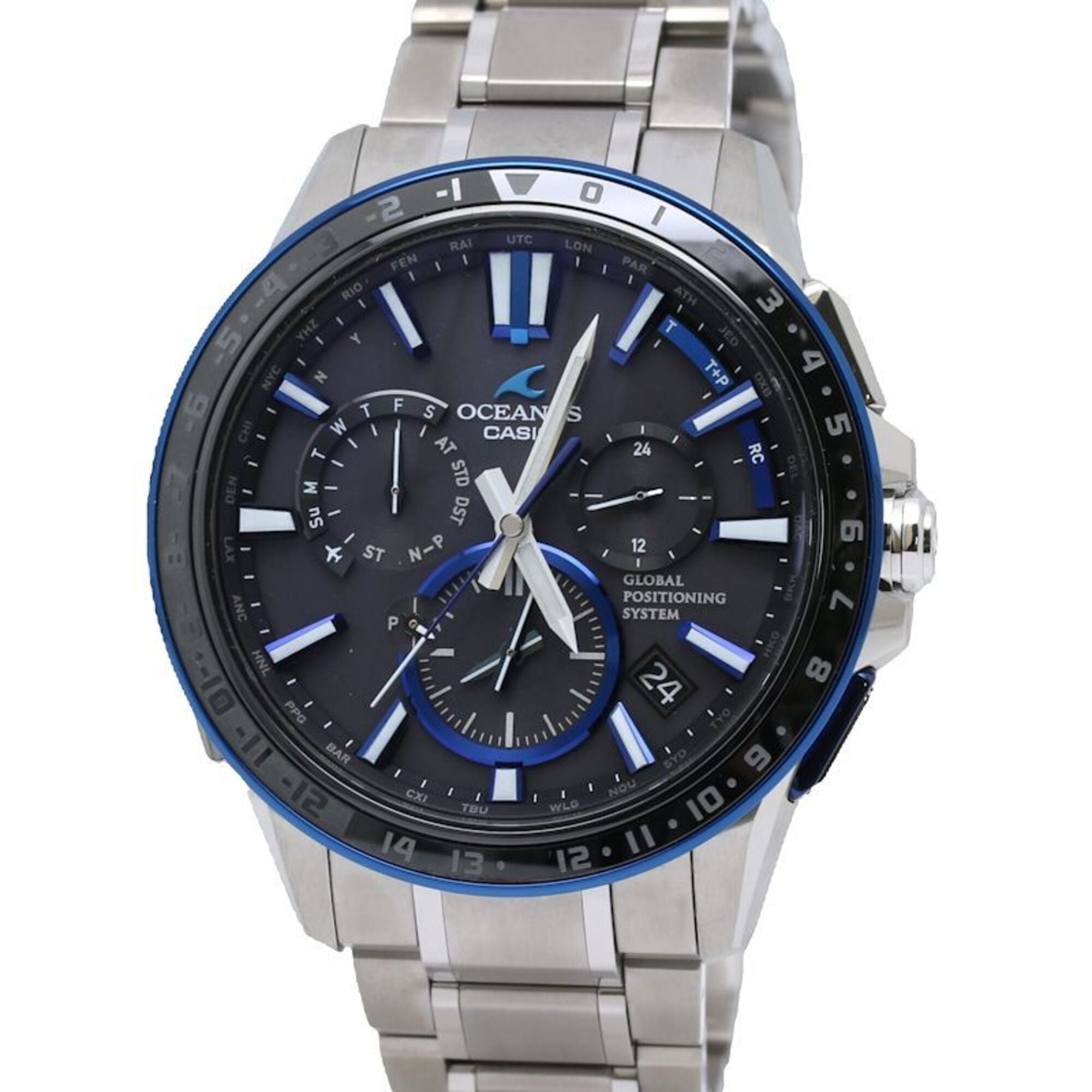 Casio Oceanus OCW-G1200-1AJF Black Dial 44mm Watch