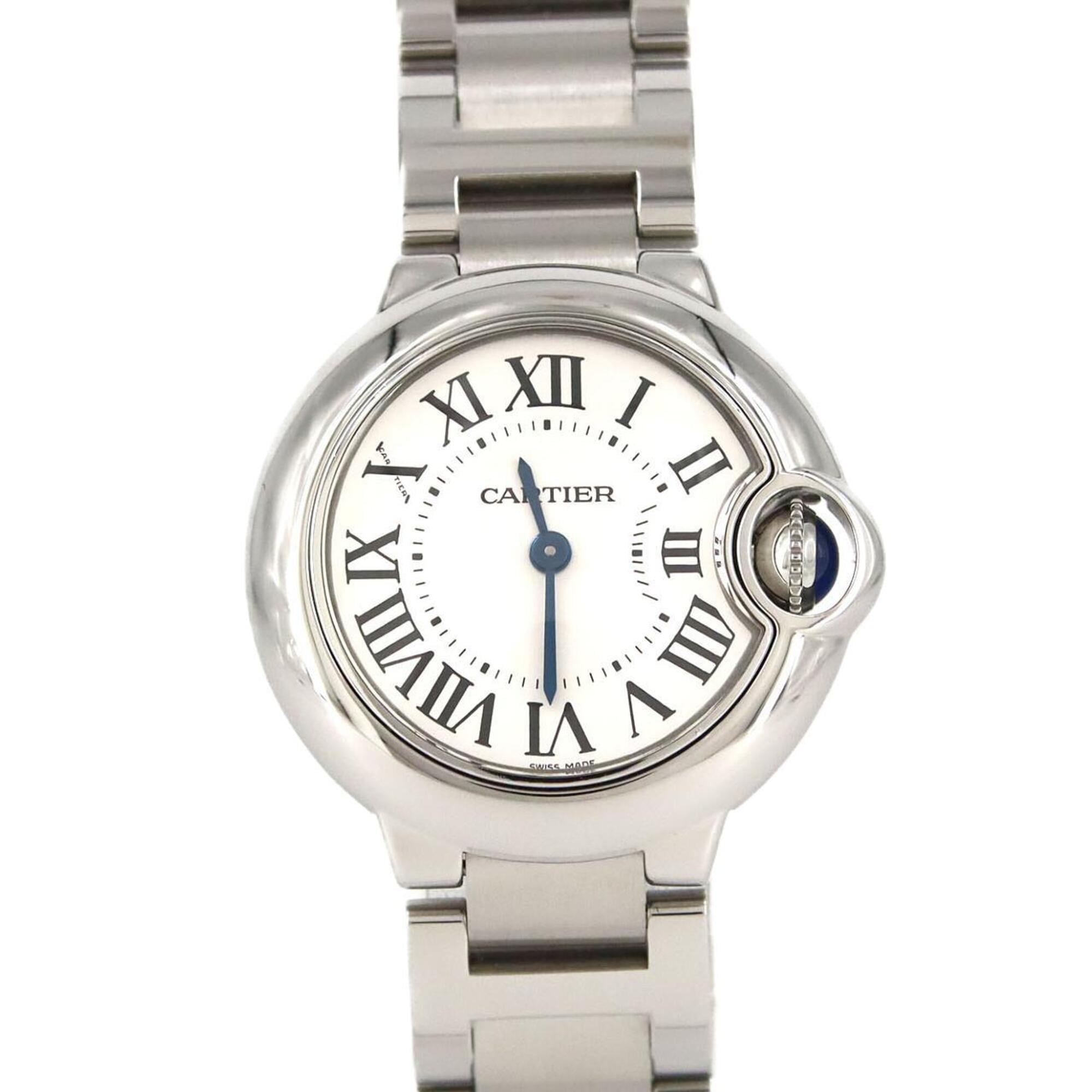 Cartier Ballon Bleu SM W69010Z4 Silver Dial 28mm Watch
