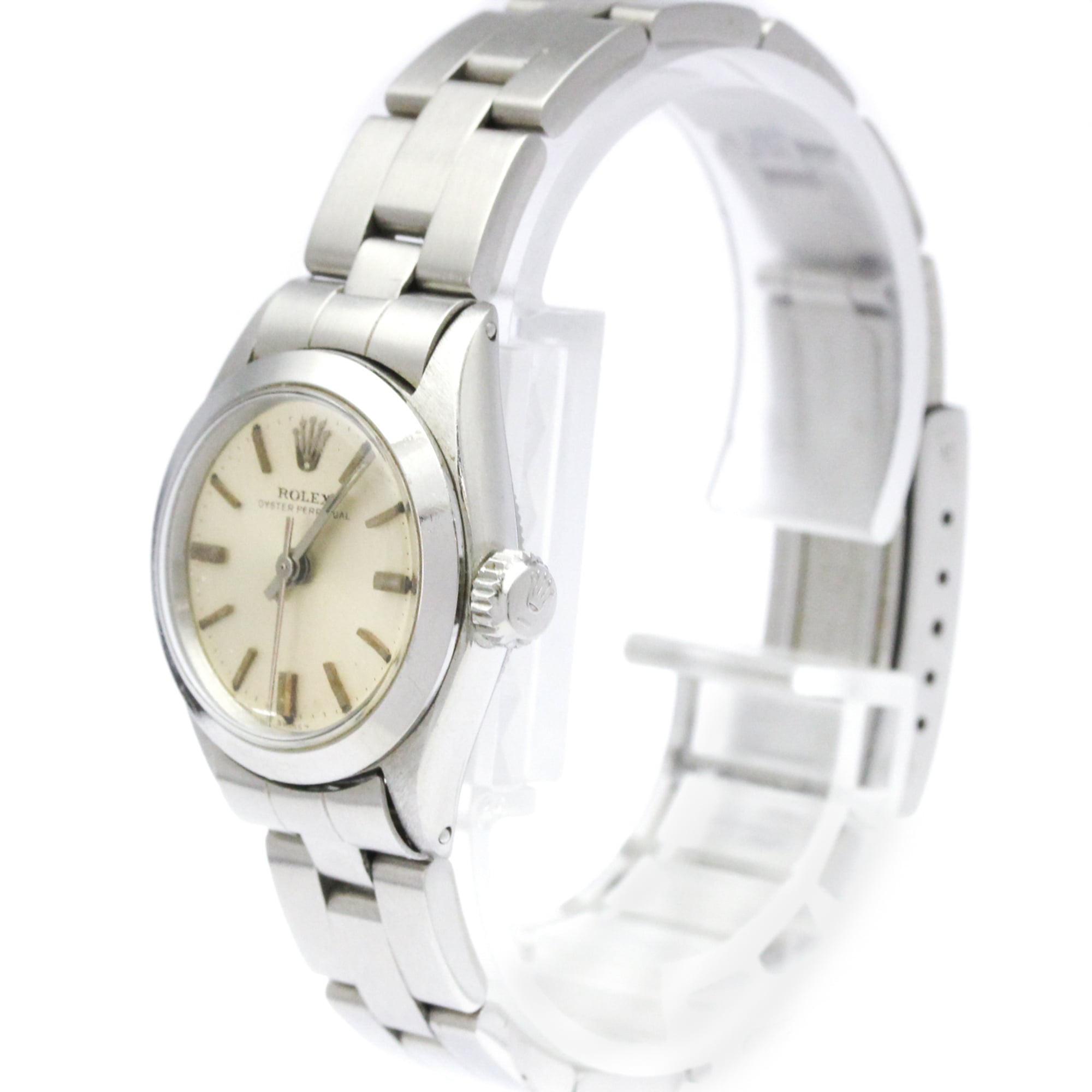 ROLEX Oyster Perpetual Steel Automatic Ladies Watch 6618 Vintage