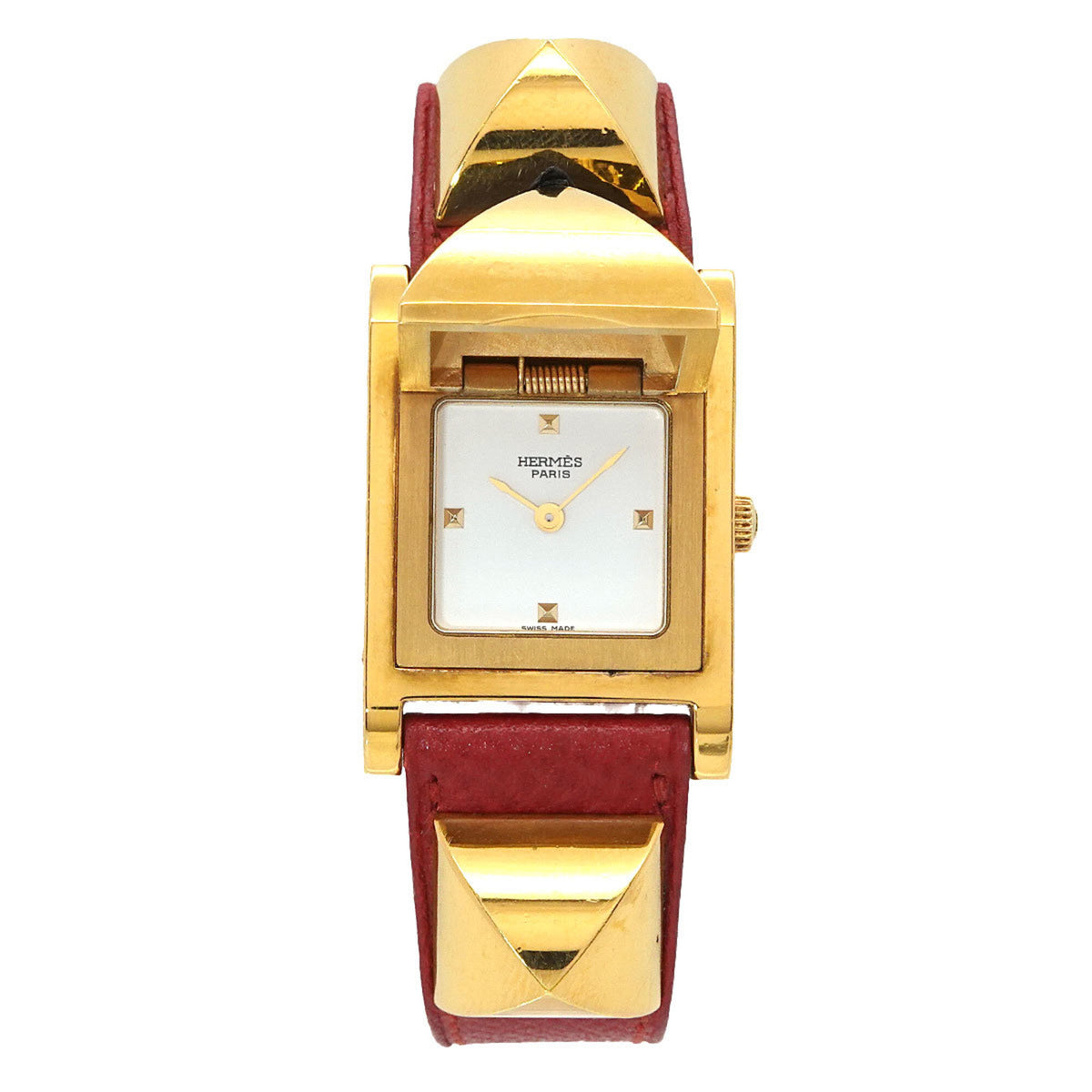 Hermes Medor GZl1lc1m White Dial 23mm Watch