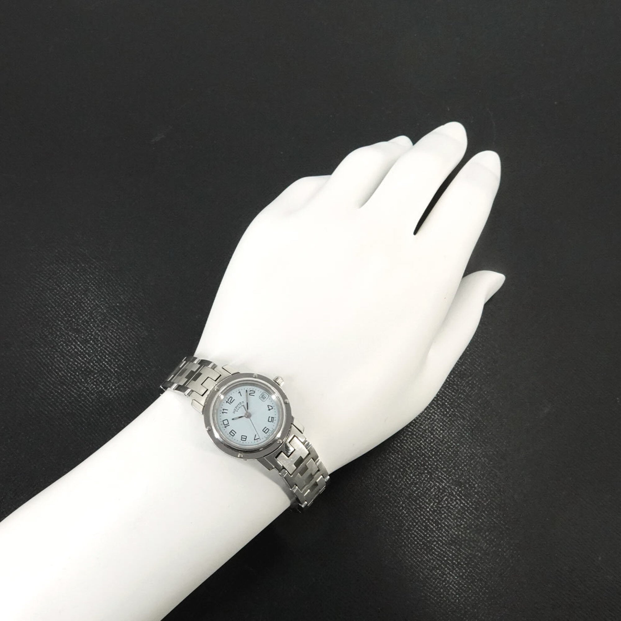 Hermes Clipper CL4.210 White Dial 24mm Watch