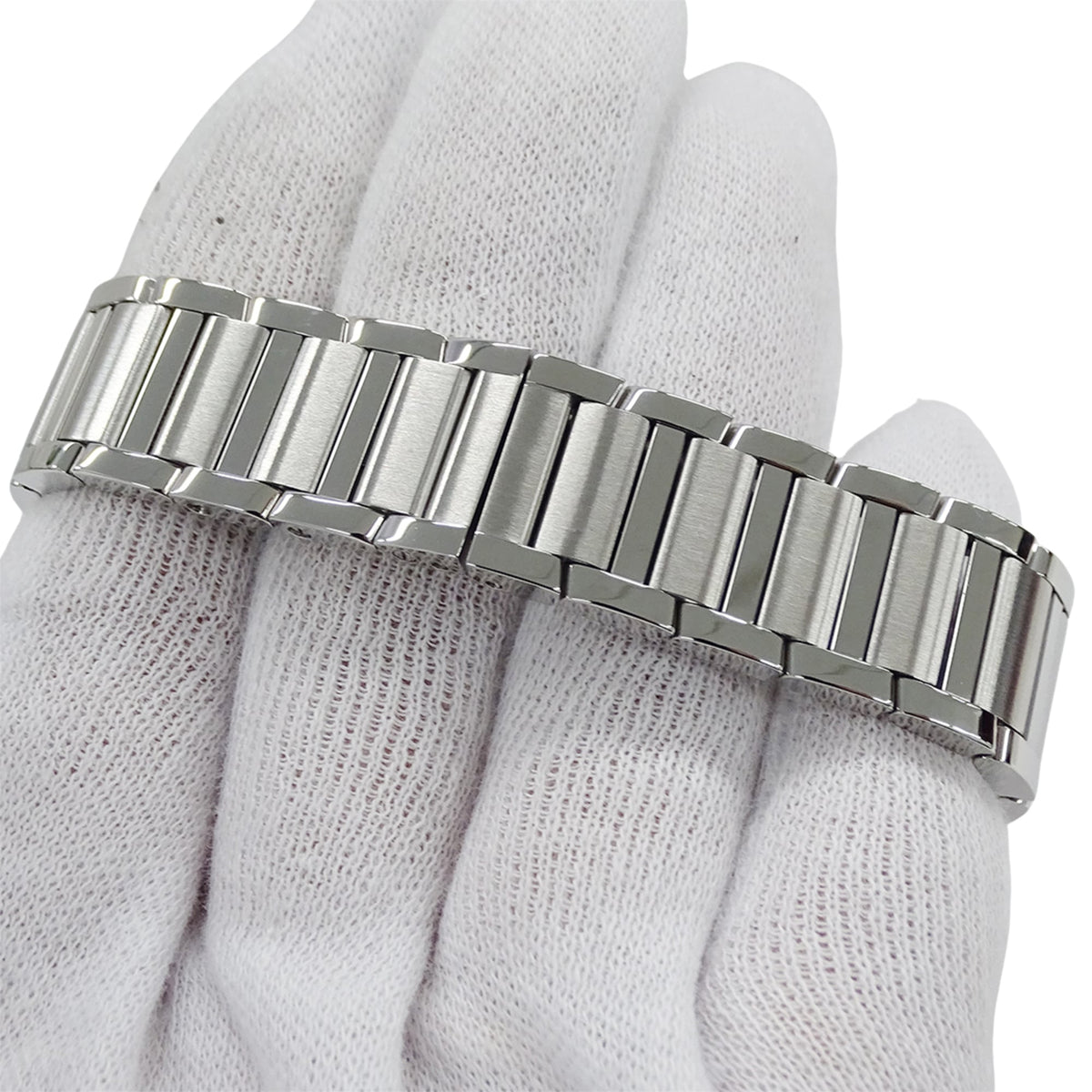 Montre Cartier Tank Française SM WSTA0065, cadran argenté, 20 mm