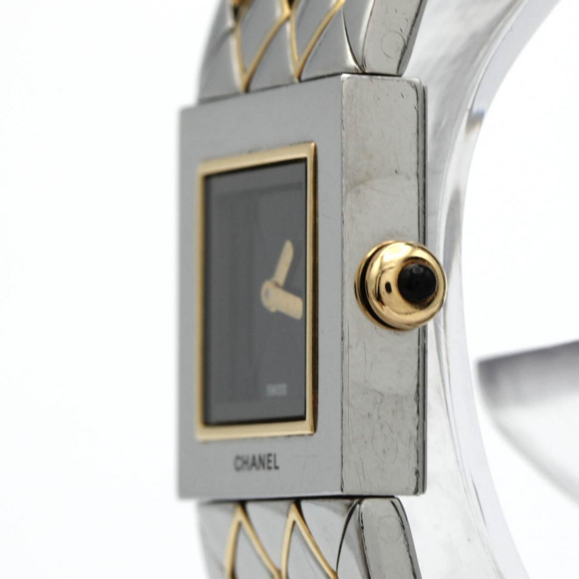 Montre Chanel Matelassé Combination H0475 Noir avec cadran de 19 mm