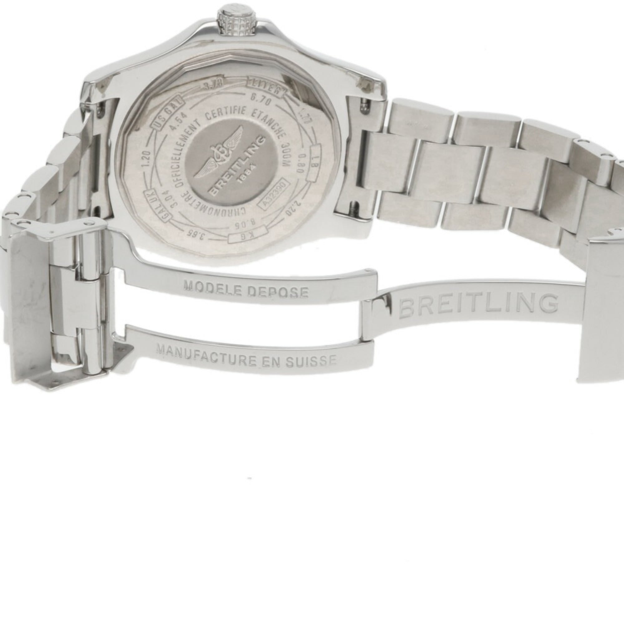 Breitling Avenger II GMT herenhorloge van roestvrij staal met automatisch uurwerk, model A32390