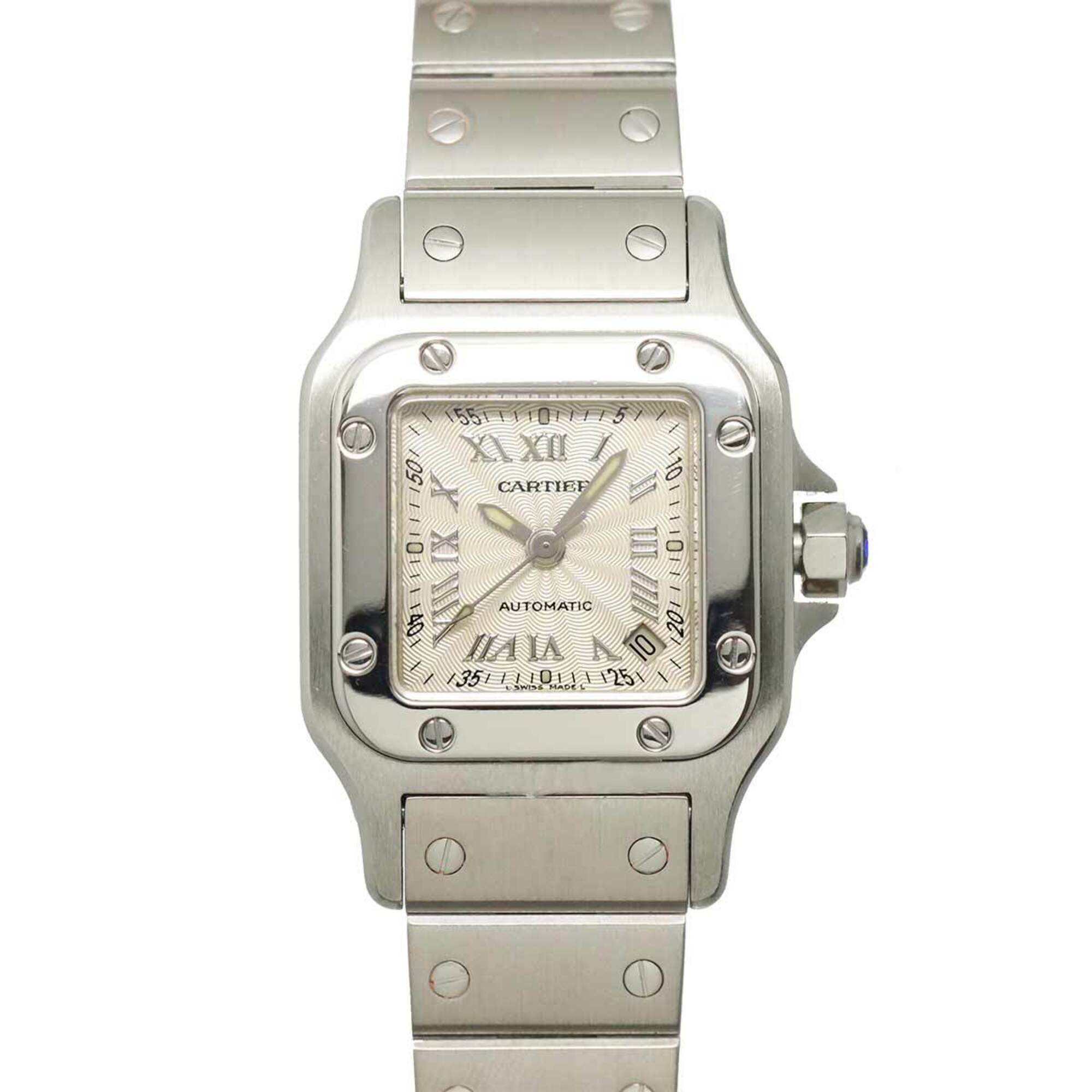Cartier Santos W20044D6 Silver Dial 24mm Watch