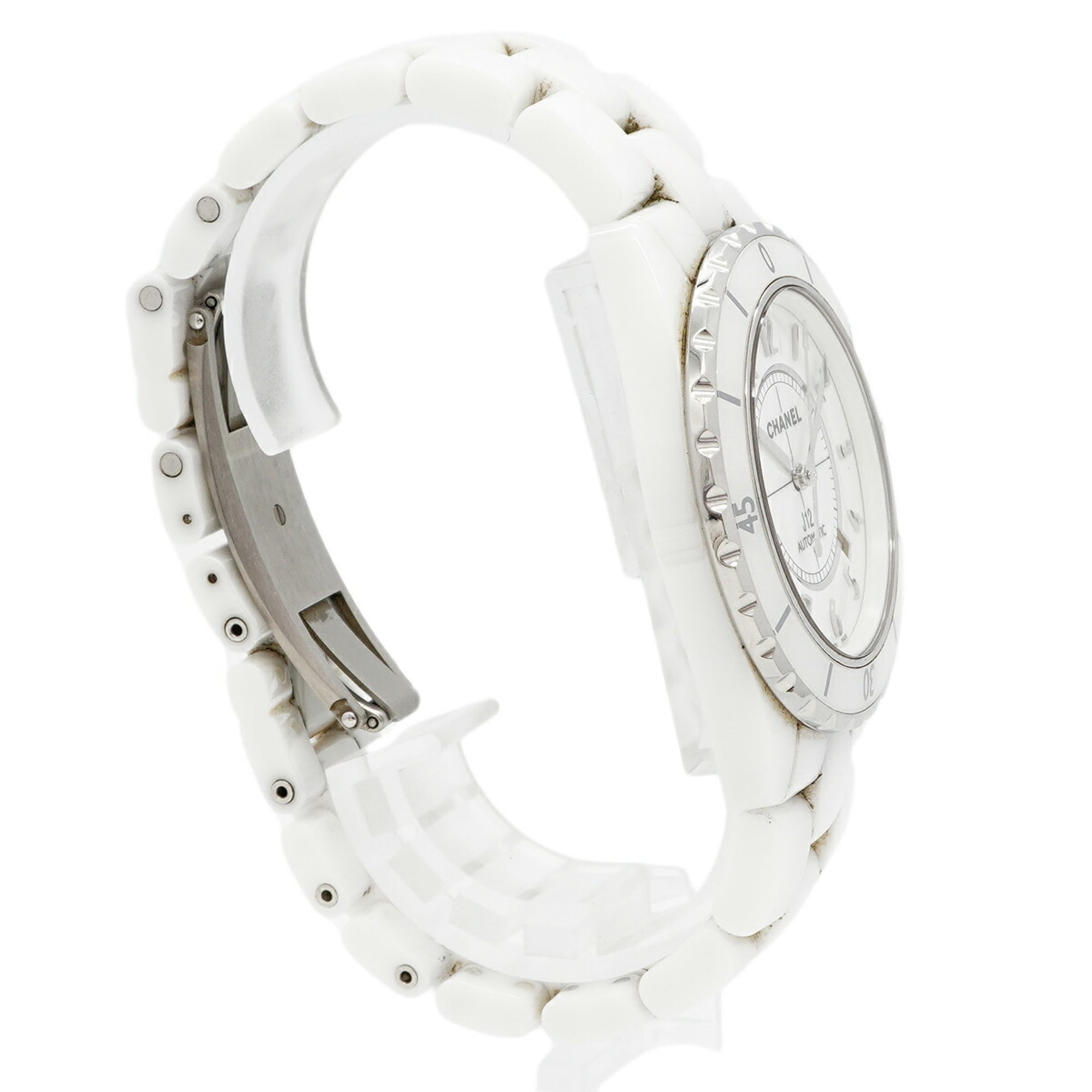 Chanel J12 H2891 herenhorloge met witte wijzerplaat