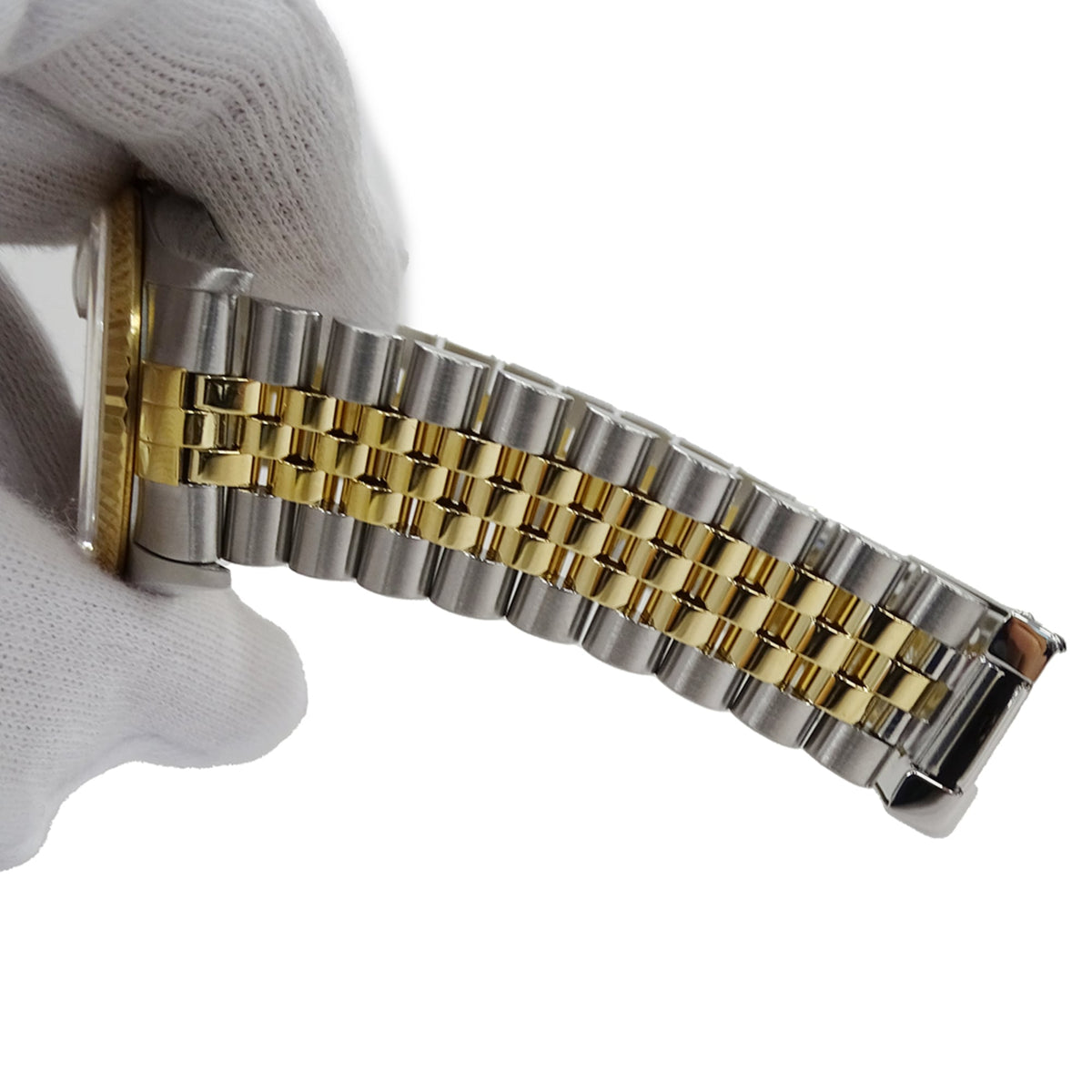 Rolex Datejust 16233G W Weiß Zifferblatt 35 mm Uhr