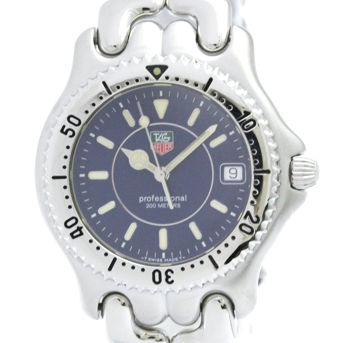 TAG Heuer Sel WG111A horloge met blauwe wijzerplaat, 38 mm