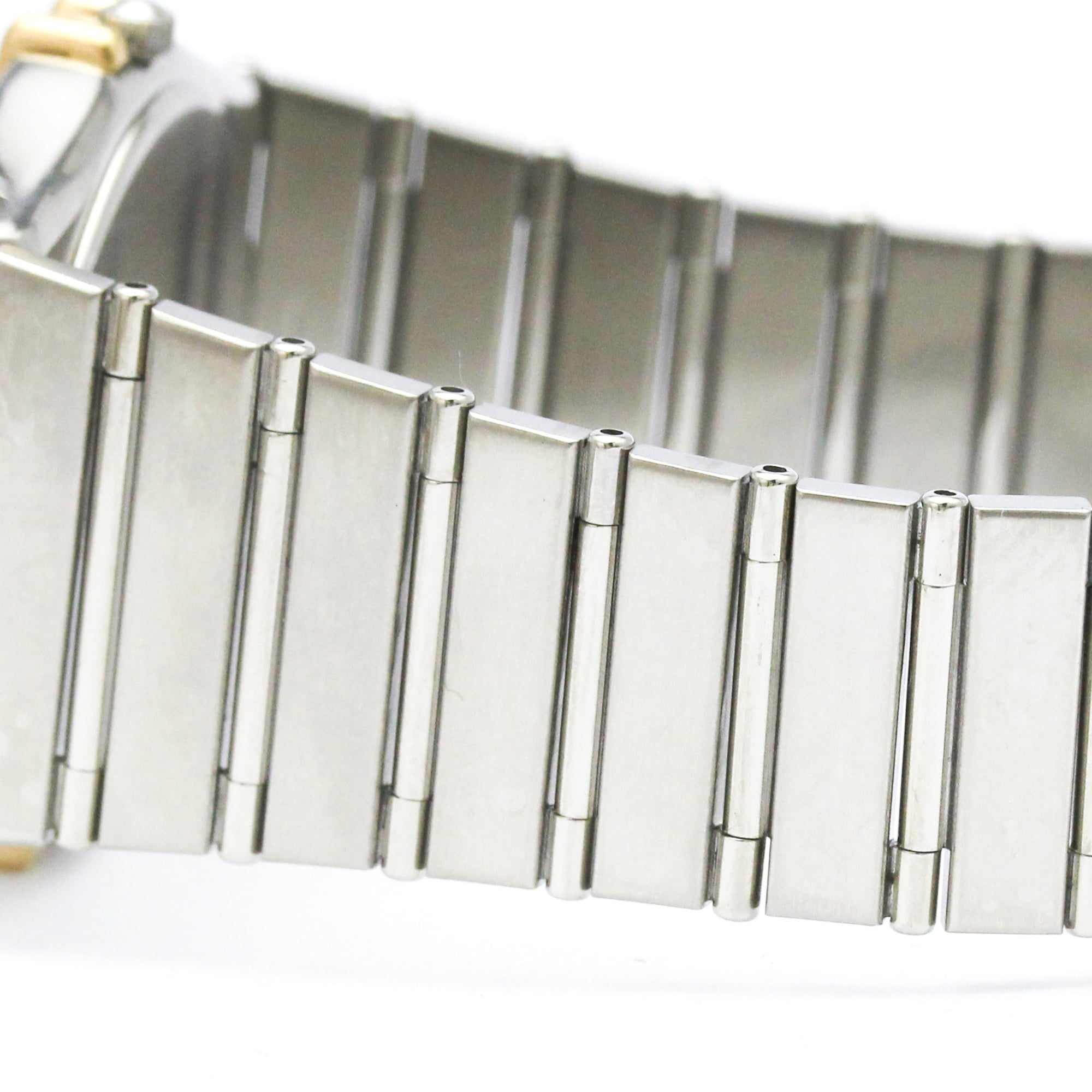 OMEGA Constellation Herrenuhr 18 Karat Gold Edelstahl Quarz 396.1070