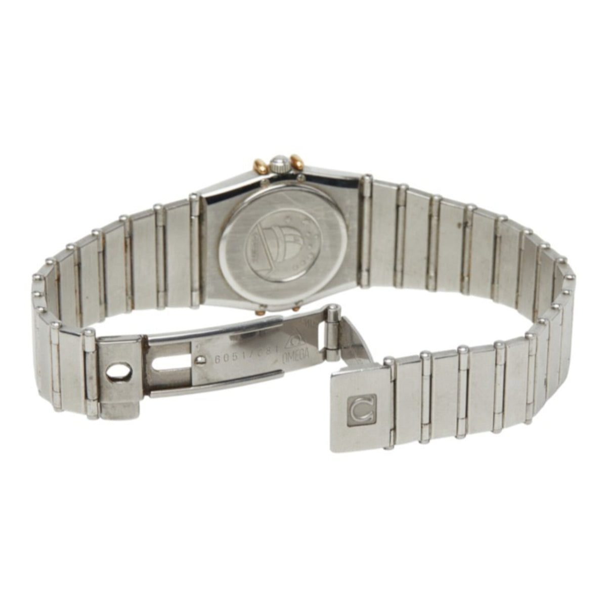 Omega Constellation mit goldenem Zifferblatt, 21 mm Uhr