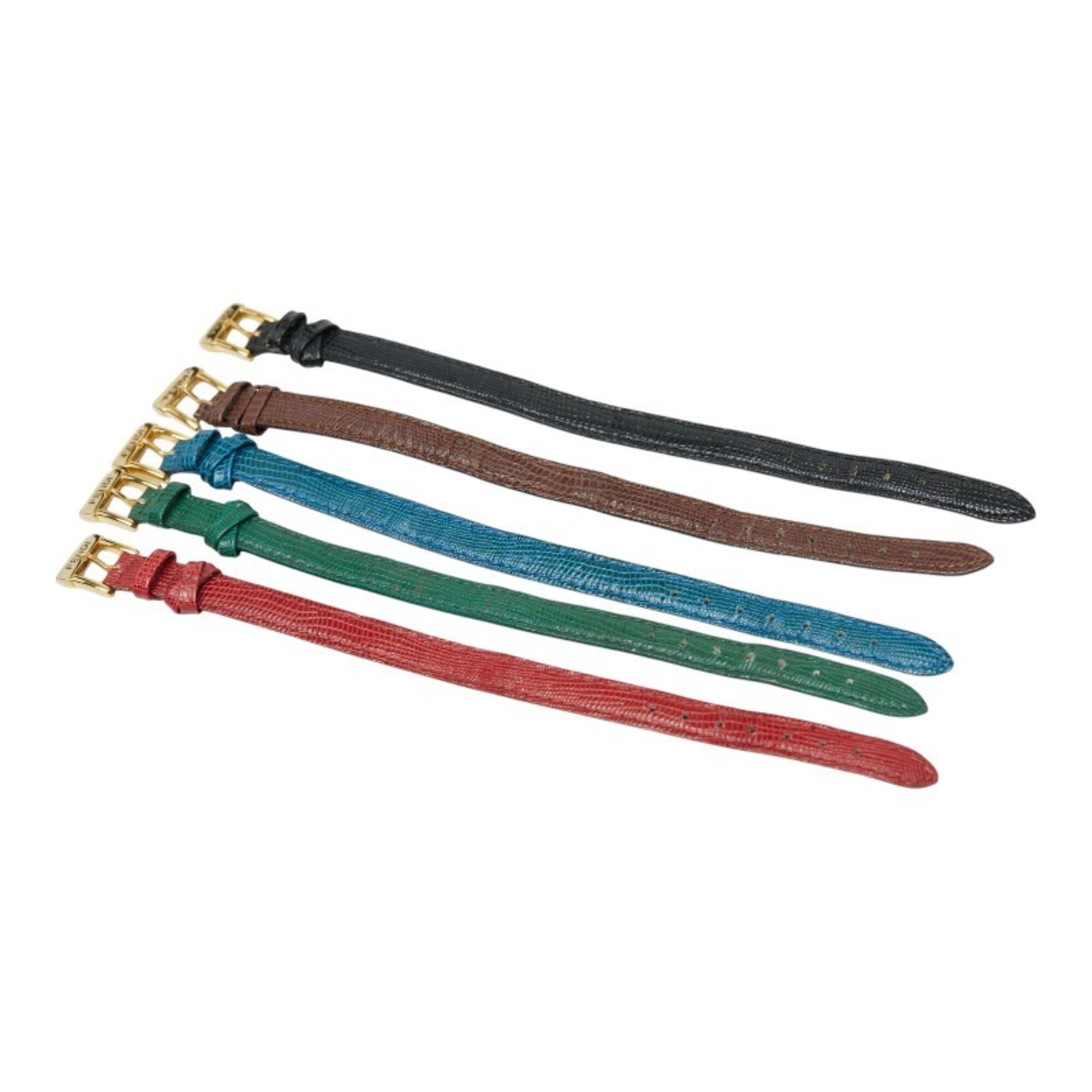 Montre Fendi Chameleon à lunette interchangeable, 5 couleurs, modèle 640LQuartz cadran argenté, acier inoxydable et cuir, pour femme, FENDI