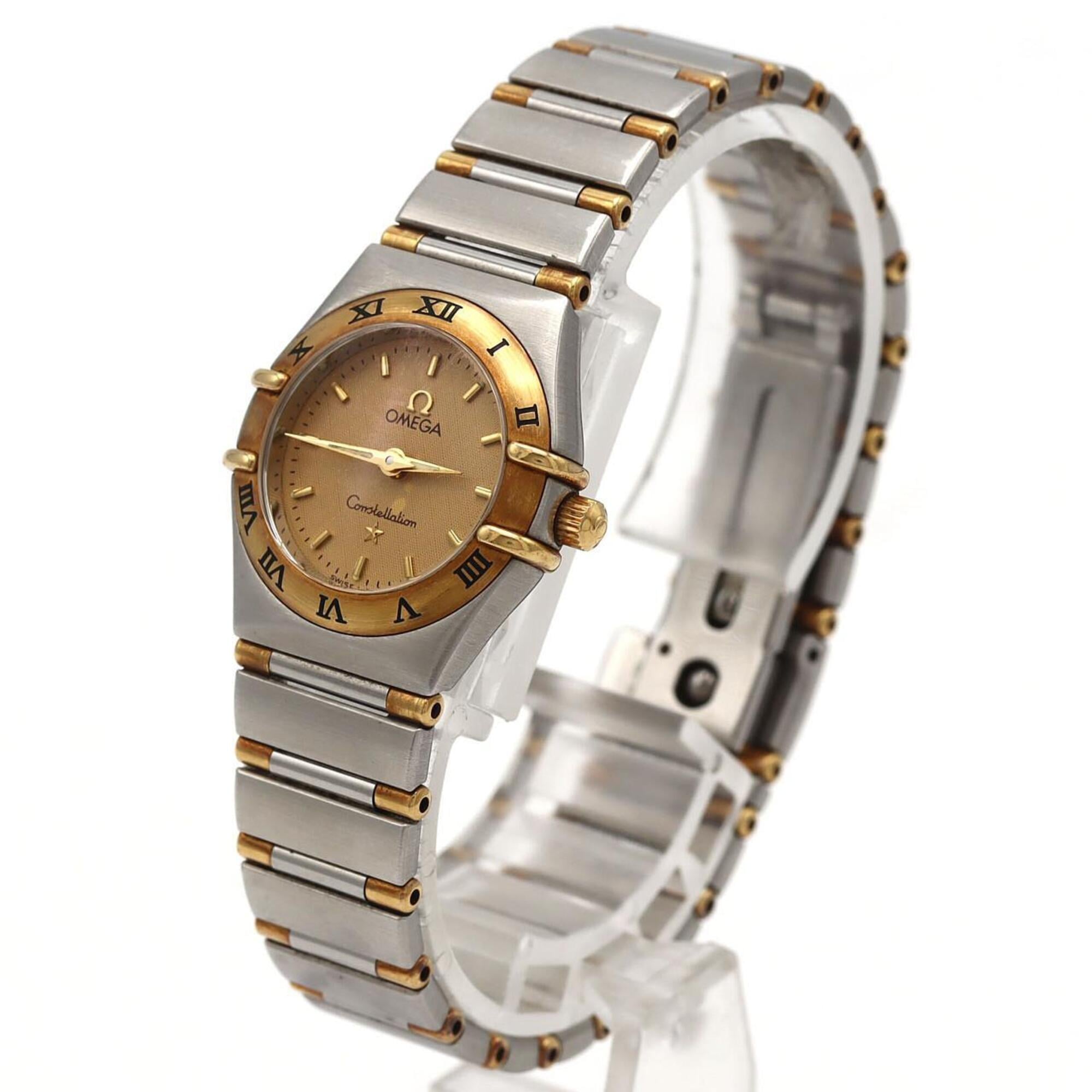 Montre Omega Constellation Mini 1262.1, cadran doré, 22 mm