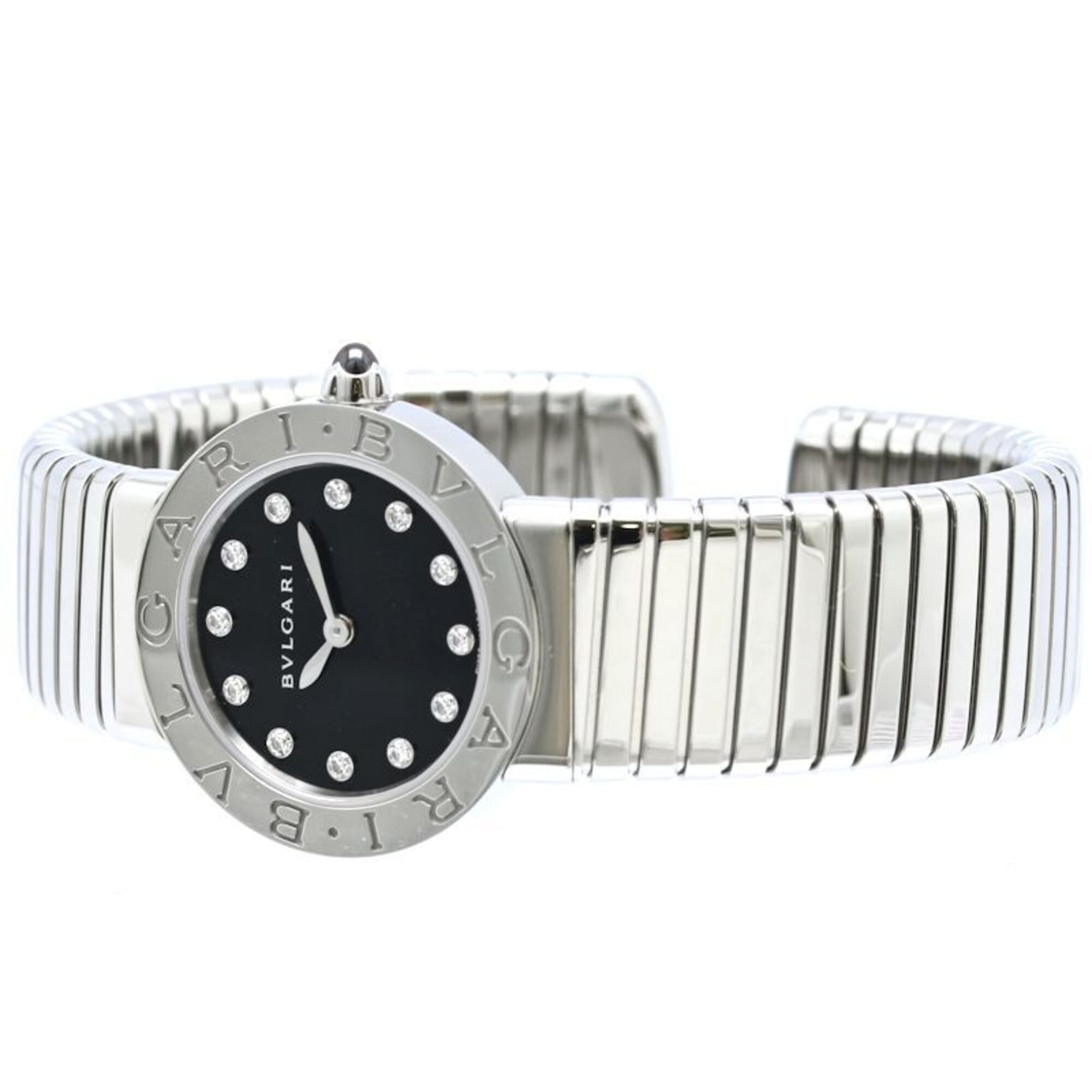 Bulgari Bulgari BBL262TBSS/12 BBL262TS Black Dial 26mm Watch