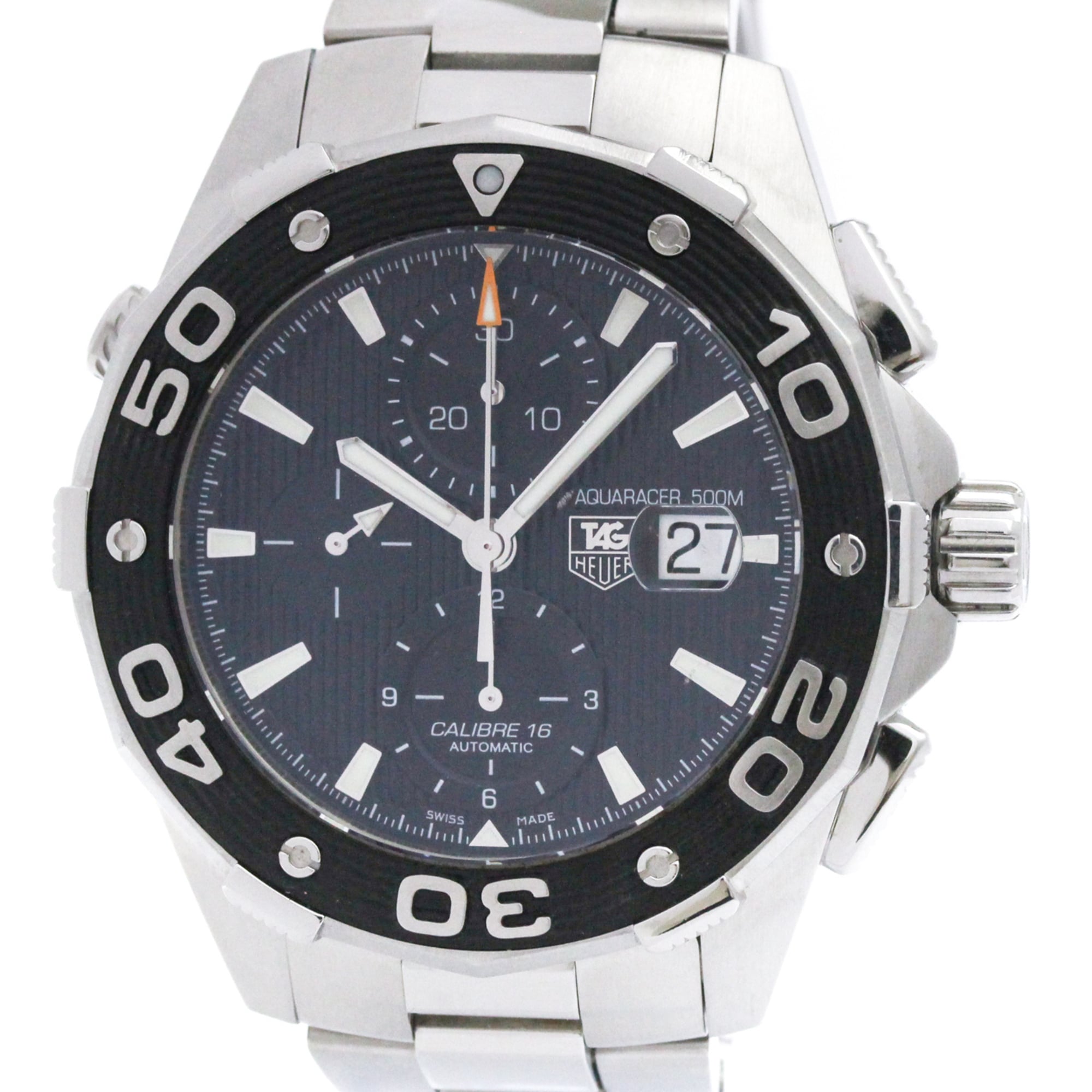 TAG Heuer Aquaracer CAJ2110 Black Dial 44mm Watch