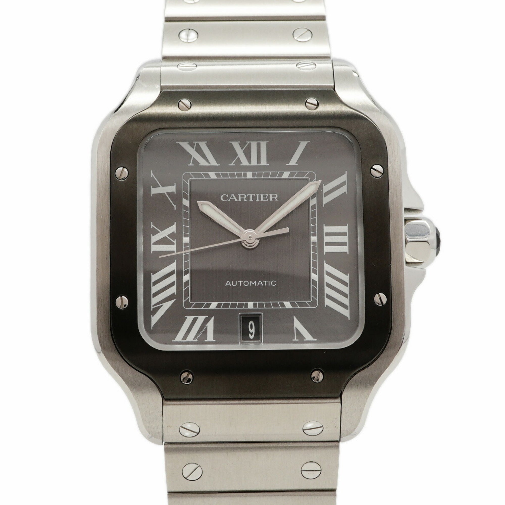 Cartier Santos LM WSSA0037 Gray Dial Men's Watch