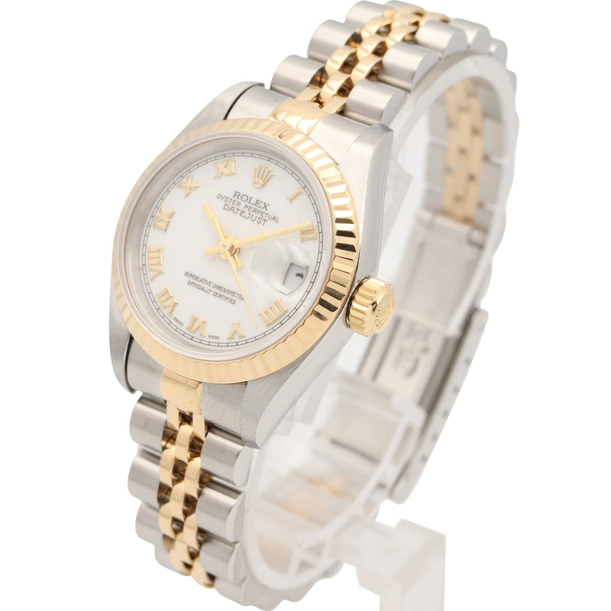 Rolex Datejust S-series 18K ( 69173 White Dial 26mm Watch