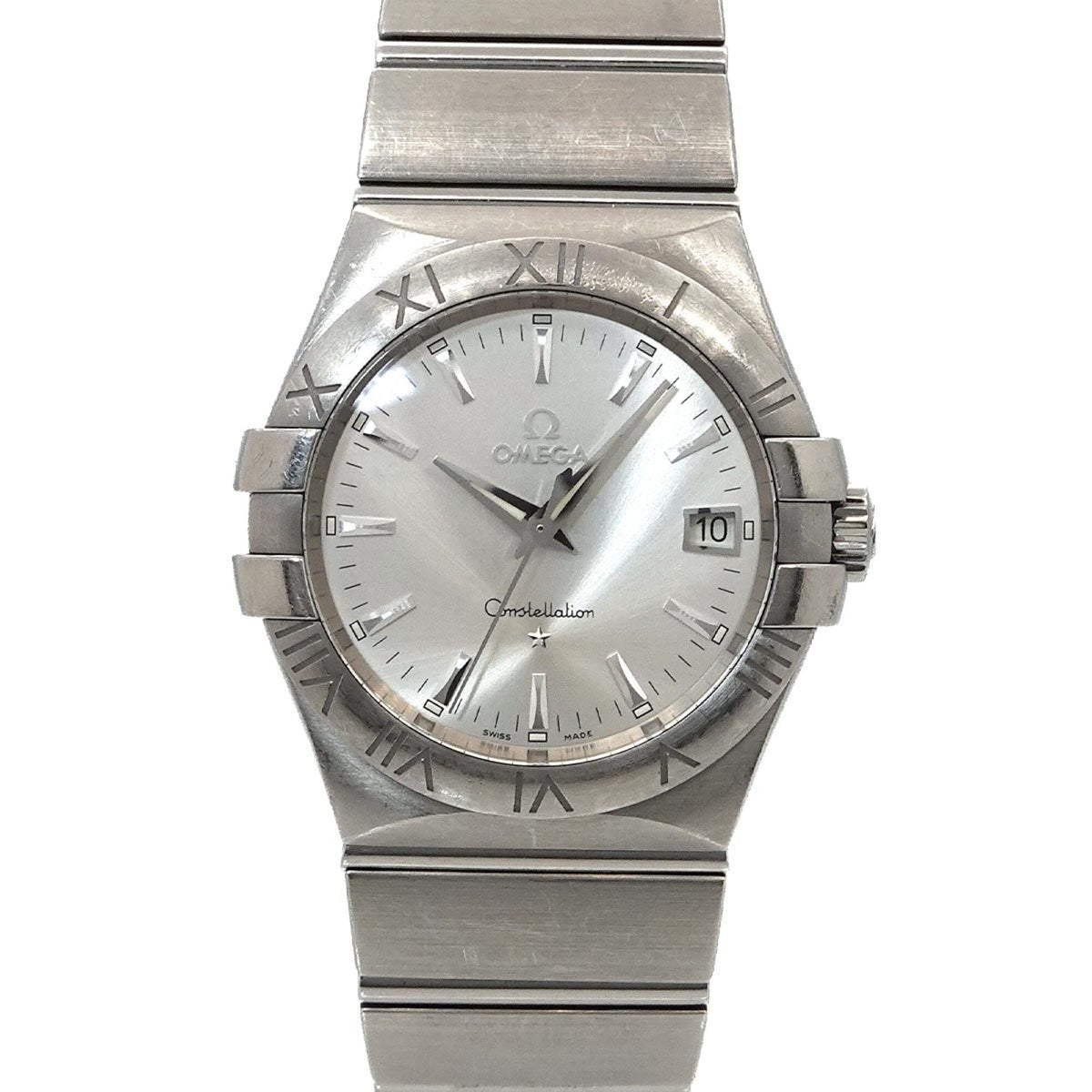 Omega Constellation 123 10 35 60 02 001 Horloge met zilveren wijzerplaat, 35 mm