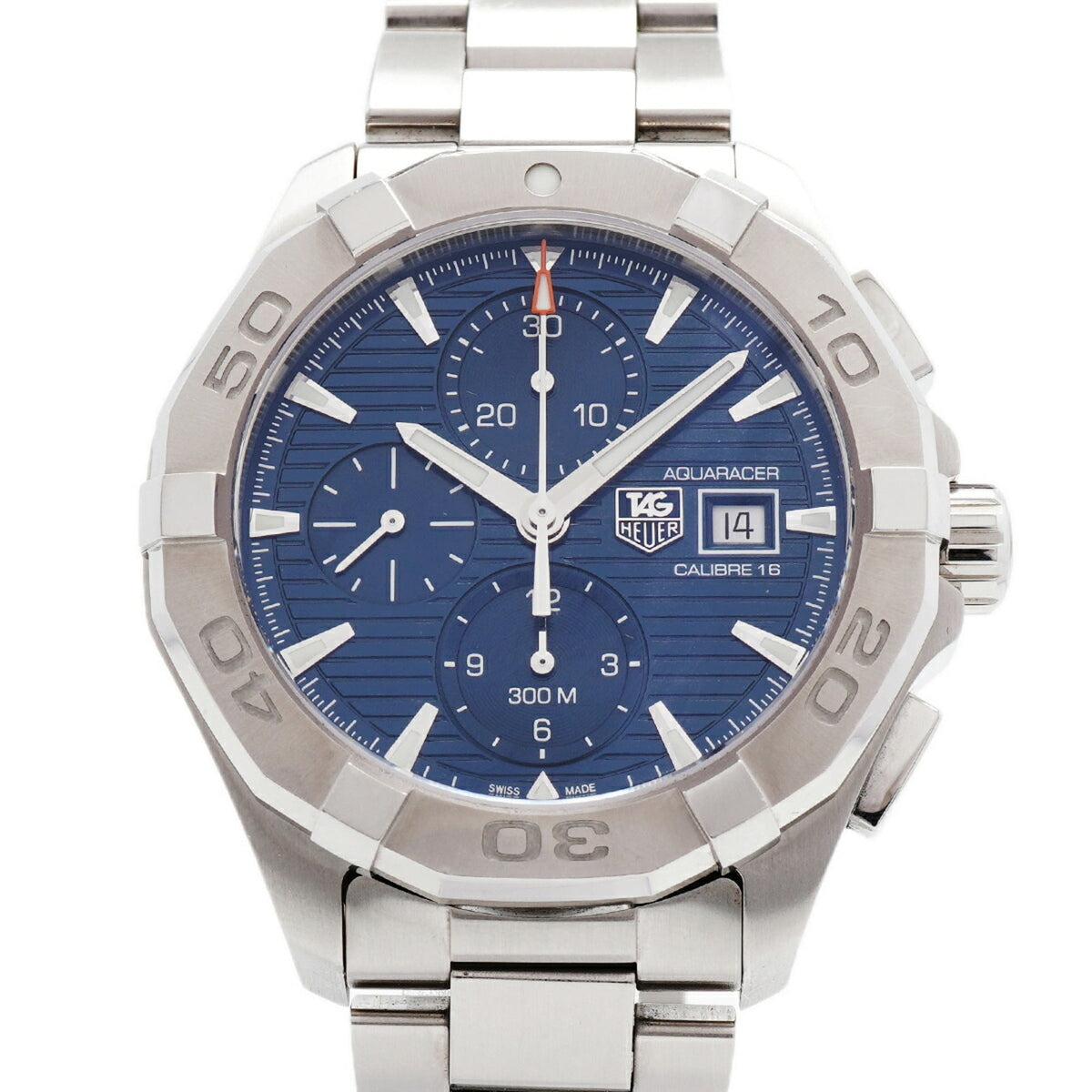 TAG Heuer Aquaracer Calibre CAY2112 horloge met blauwe wijzerplaat, 44 mm