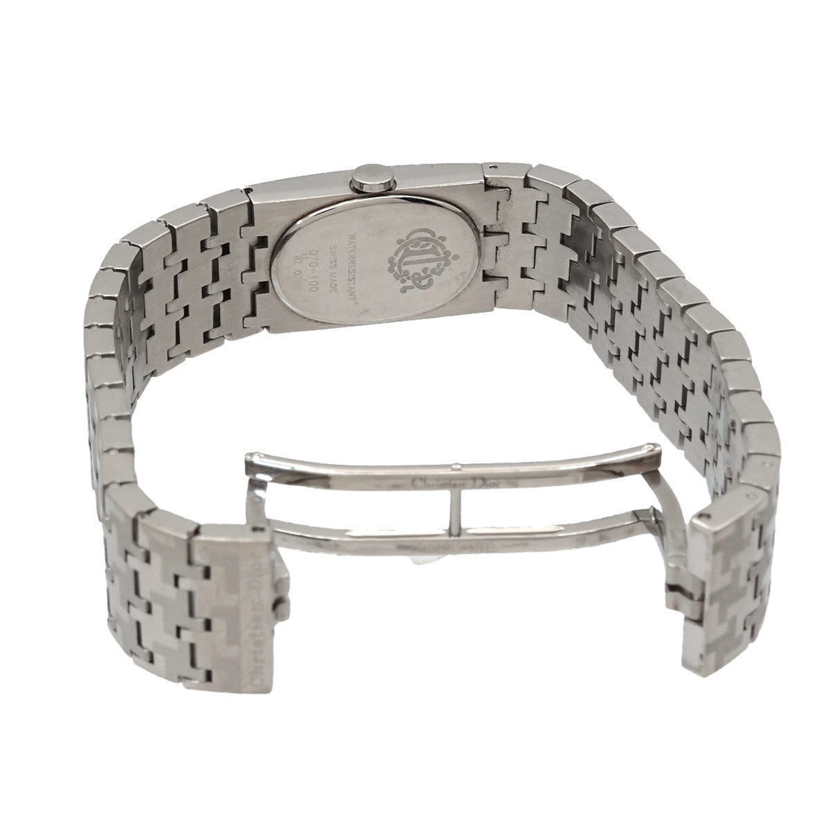 Christian Dior Miss D70 100 Silver, White Dial 15mm Watch