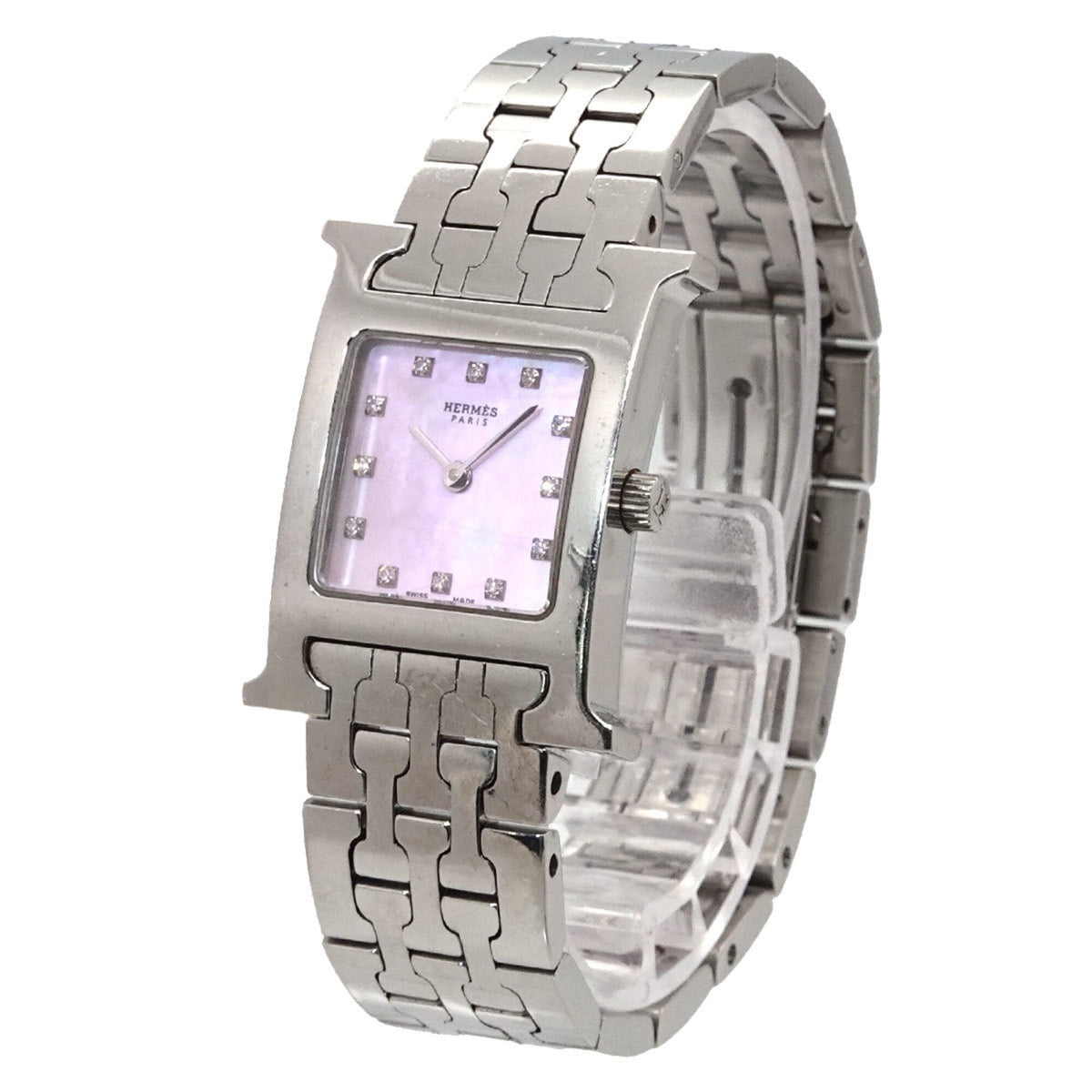 Hermes H- HH1 210 Rosa Gehäuse Zifferblatt 21 mm Uhr