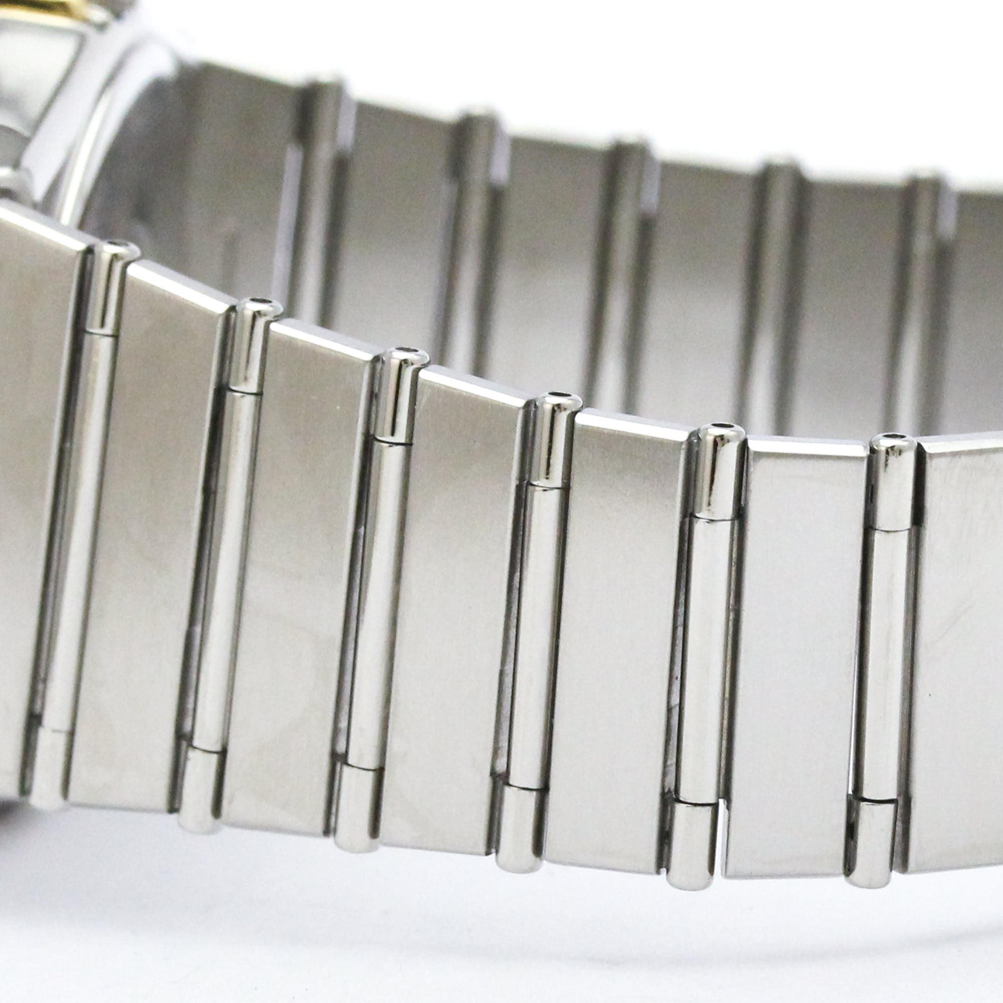 OMEGA Constellation Herrenuhr 18 Karat Gold Edelstahl Quarz 396.1070
