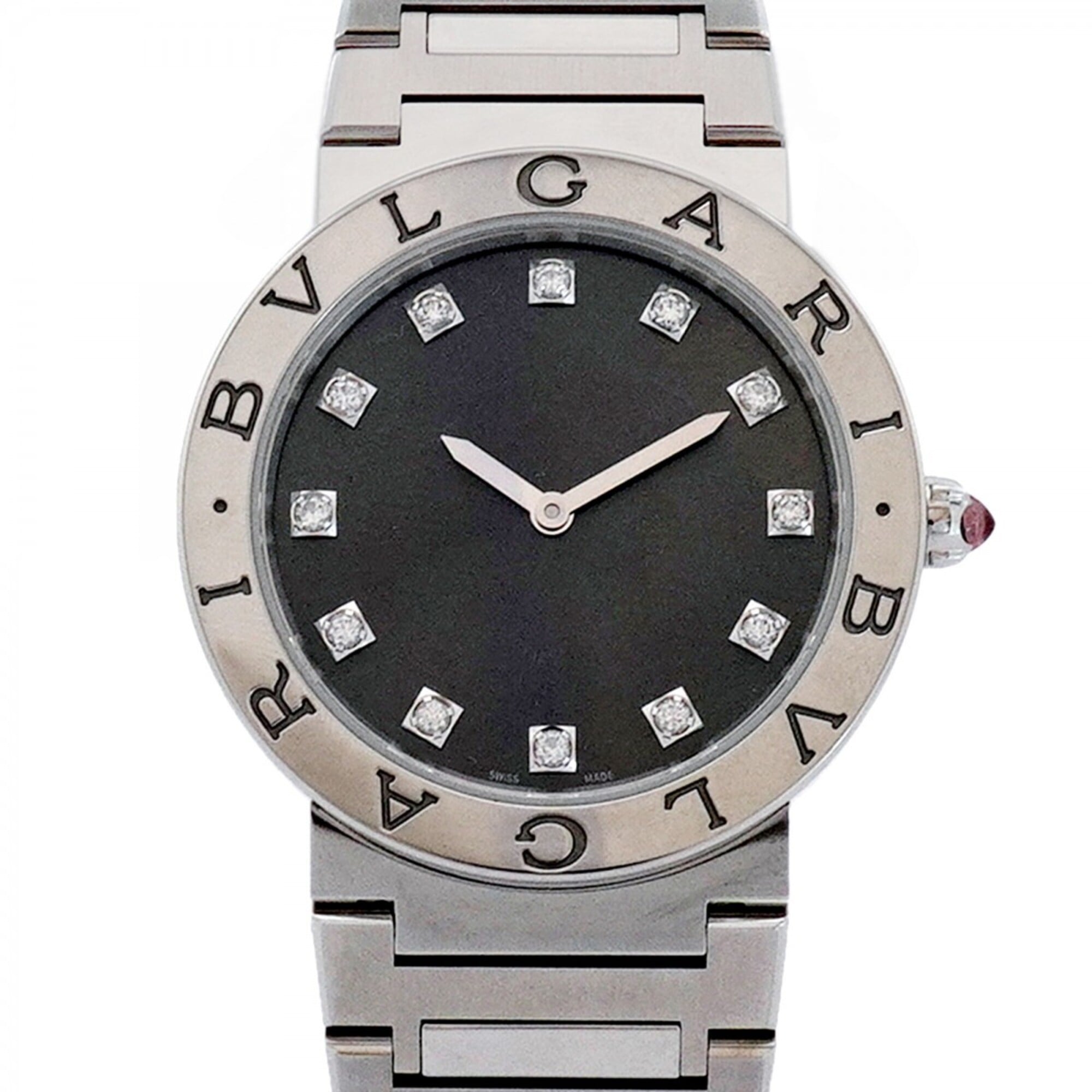 Bvlgari BB33S 103689 Gray Dial Watch (Men's & Women's)
