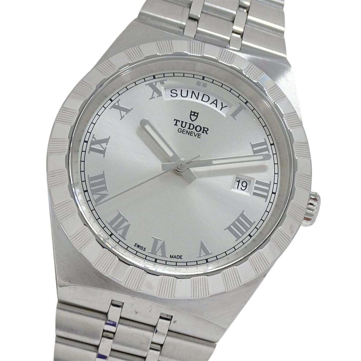 Tudor Royal 28600 Silber Zifferblatt 41 mm Uhr