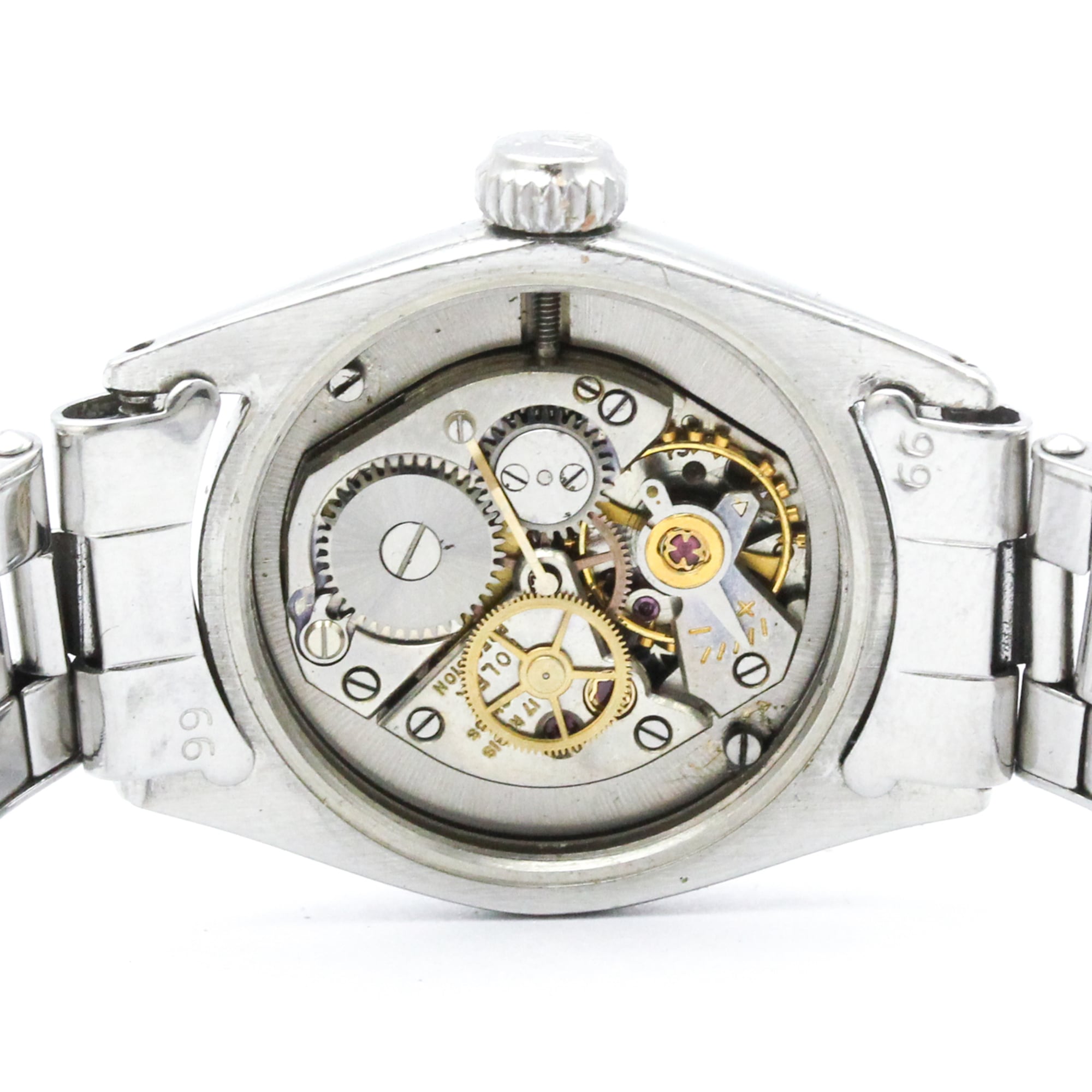 Rolex Oyster 6411 Silver Dial Stainless steel 25mm Watch