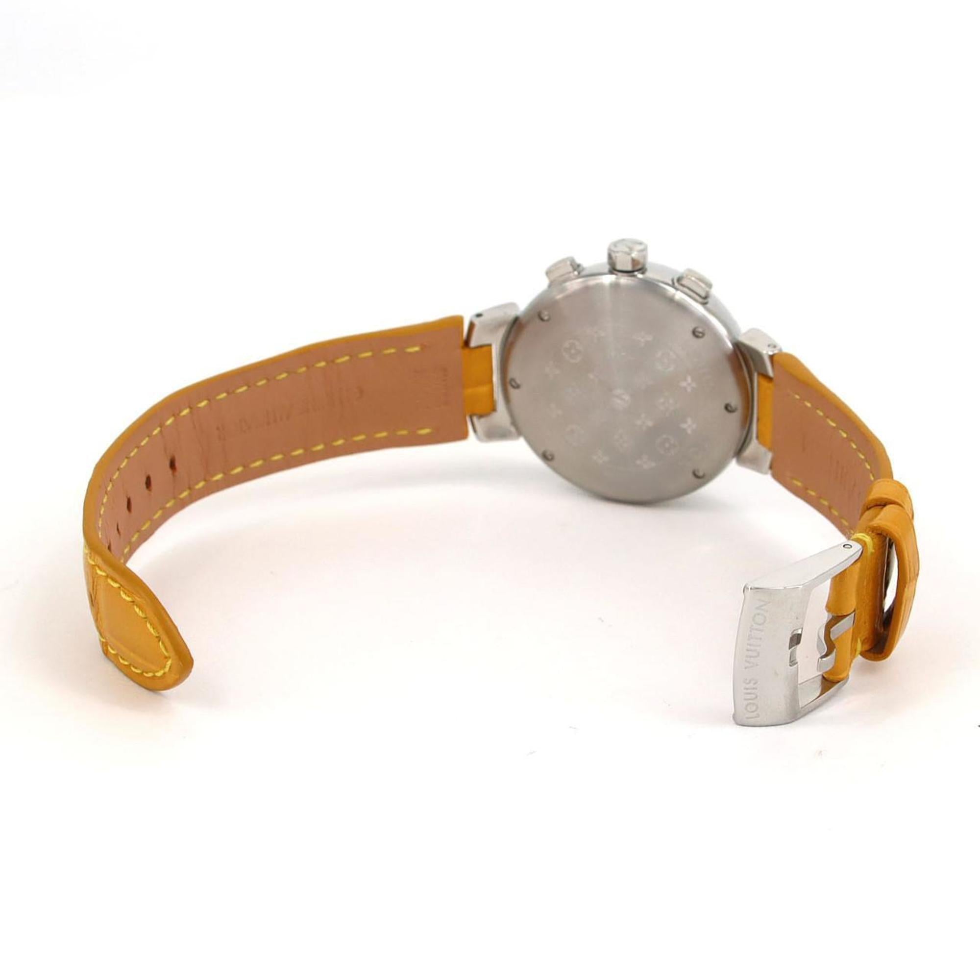 Louis Vuitton Tambour Chrono Q1322 roestvrijstalen quartzhorloge
