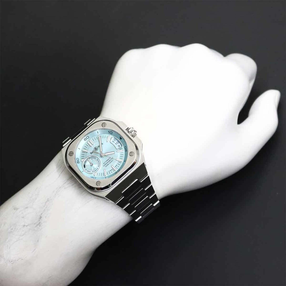 Bell & Ross BR-X5 Ice Blue Steel BRX5R-IB-ST/SST Ice blue Dial 41mm Watch