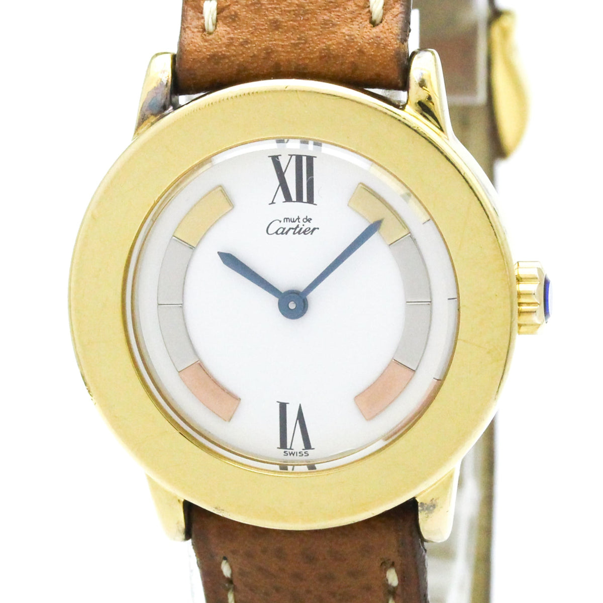 Montre Cartier Must W1009143 Blanc avec cadran de 27 mm