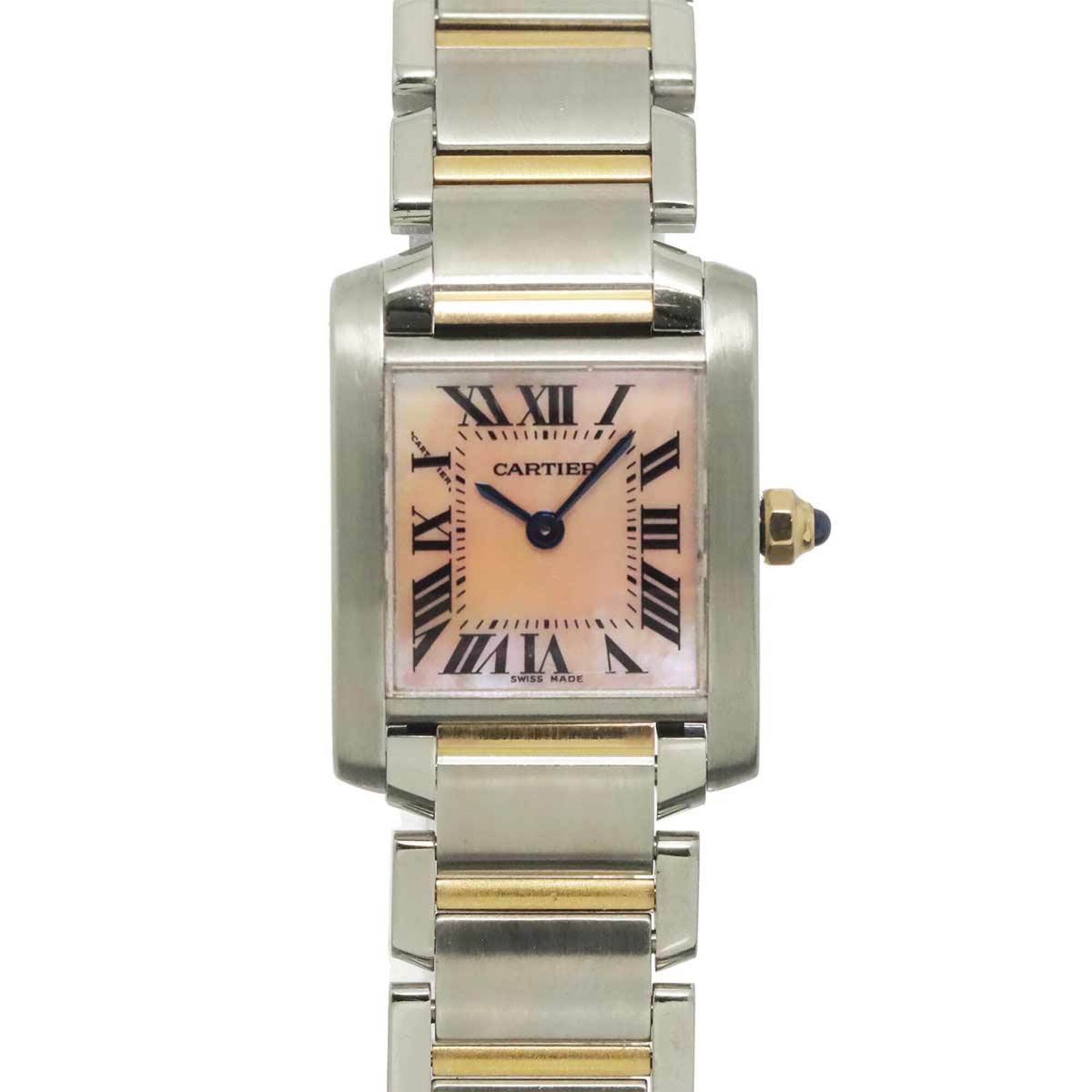 Cartier Tank Francaise W51027Q4 Pini Dial 20mm Watch