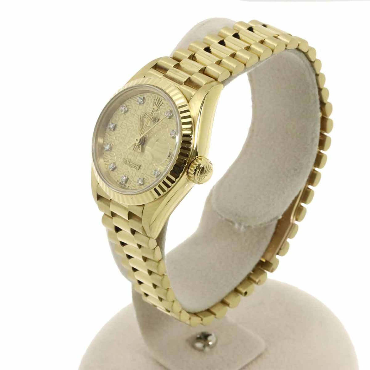 Rolex Datejust 69178G Champagne Dial 26mm Watch