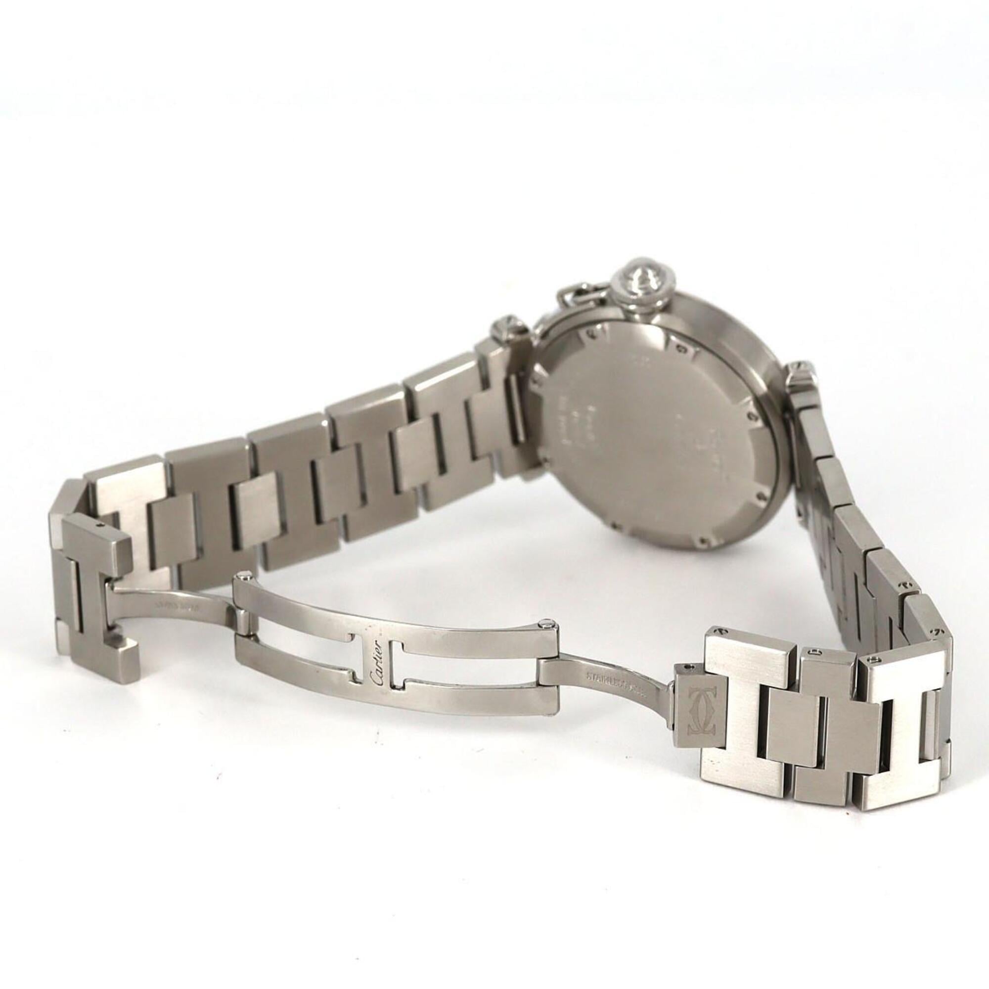 Cartier Pasha C W31076M7 Stainless Steel Automatic Watch