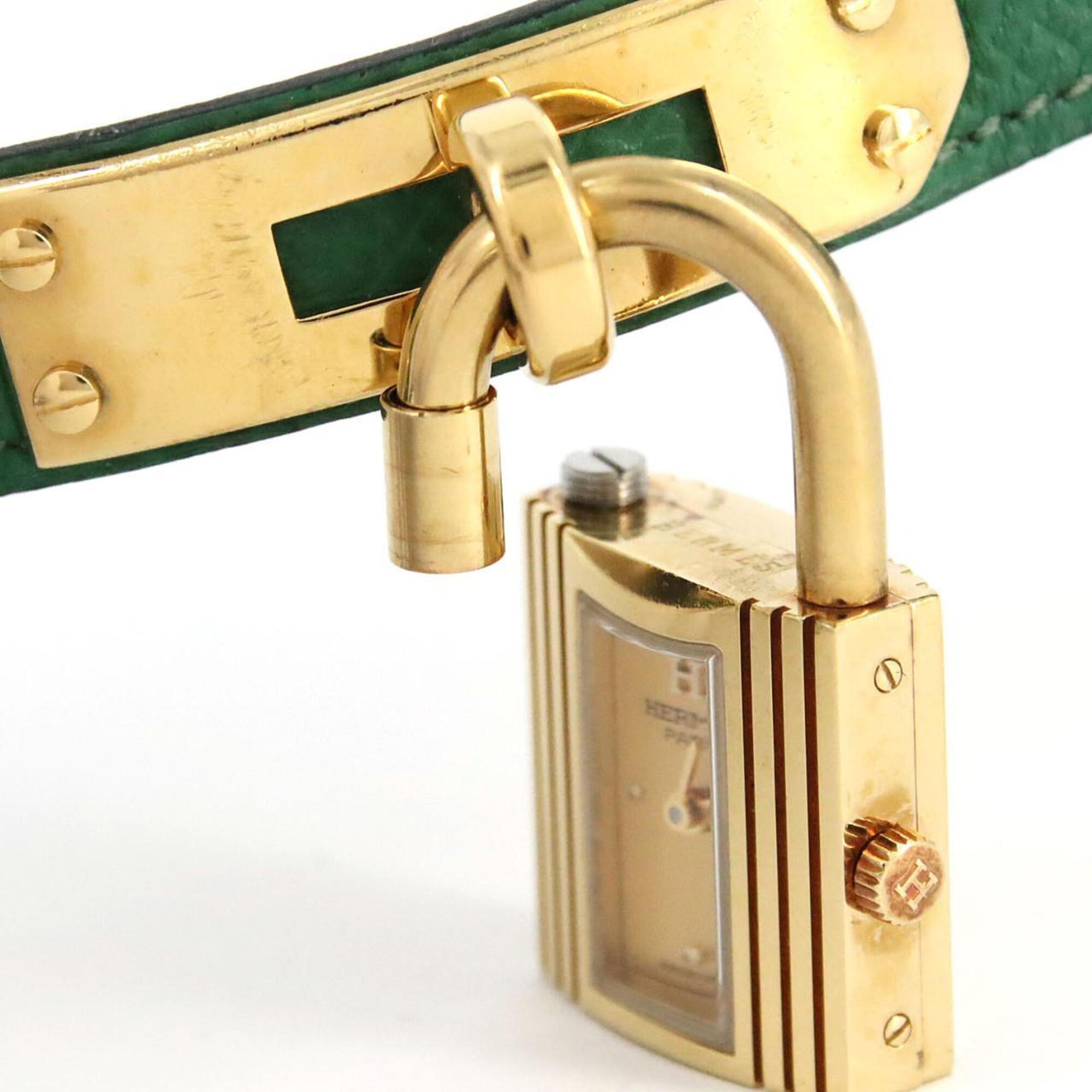 Hermes Kelly KE1.201 Gold Dial 20mm Watch