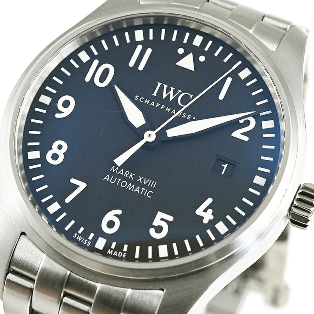 IWC Pilot Mark XVIII IW327009 Schwarz Zifferblatt 40mm Uhr