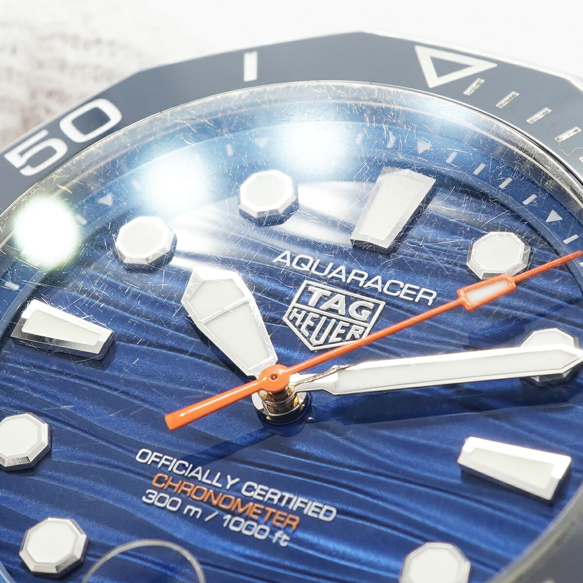 TAG Heuer Aquaracer Professional 300 WBP5111 Blue Dial 42mm Watch