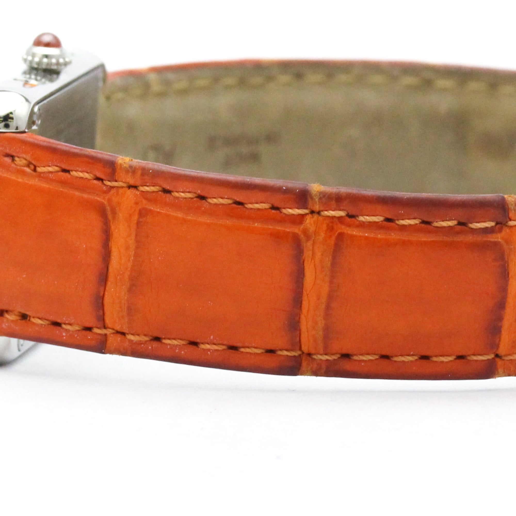 Cartier Tank Solo W1019455 Orange Dial 24mm Watch