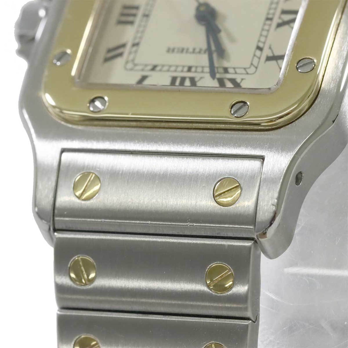 Montre Cartier Santos Galbee LM W20011C4 Ivoire avec cadran de 29 mm