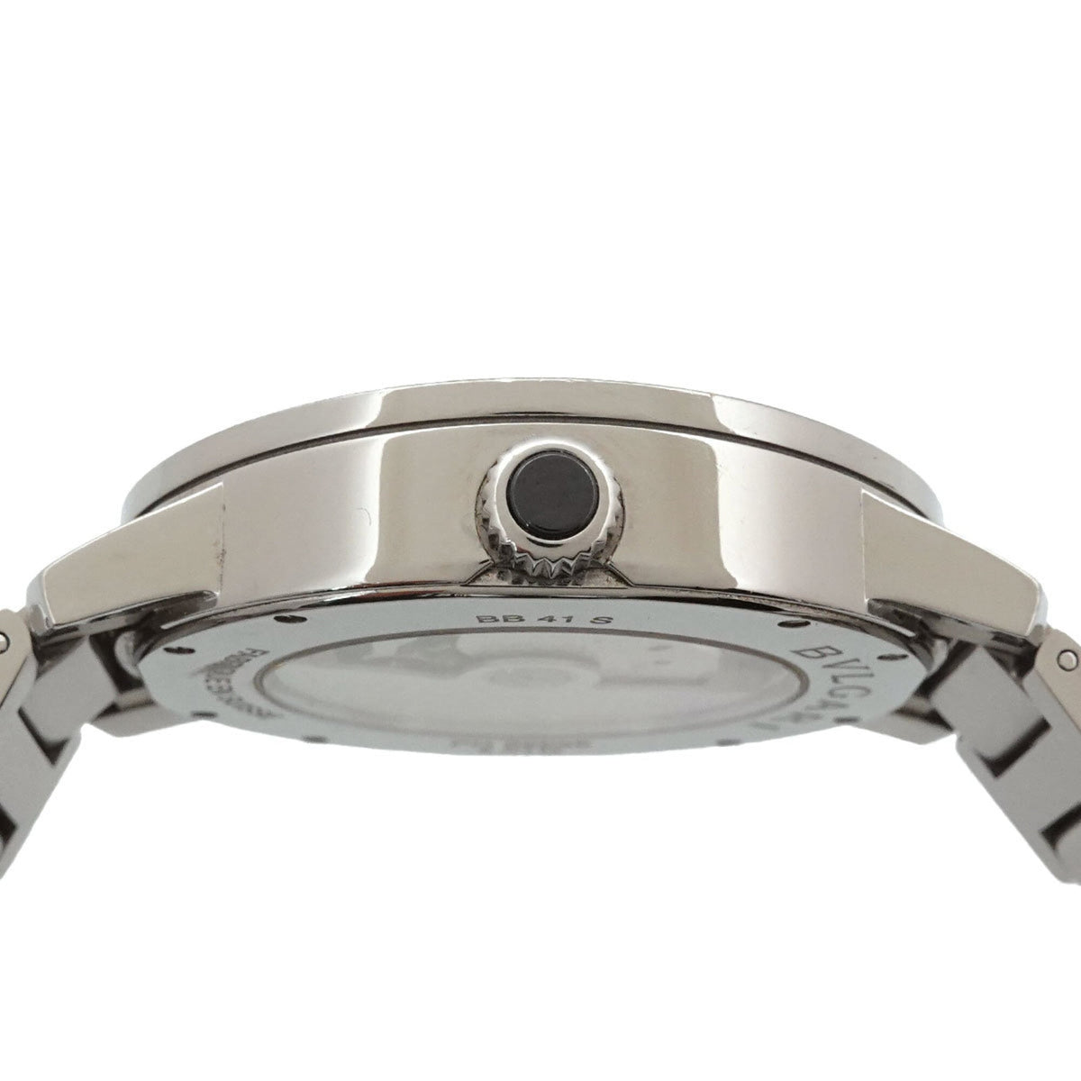Bvlgari BB41S horloge met blauwe wijzerplaat, 41 mm