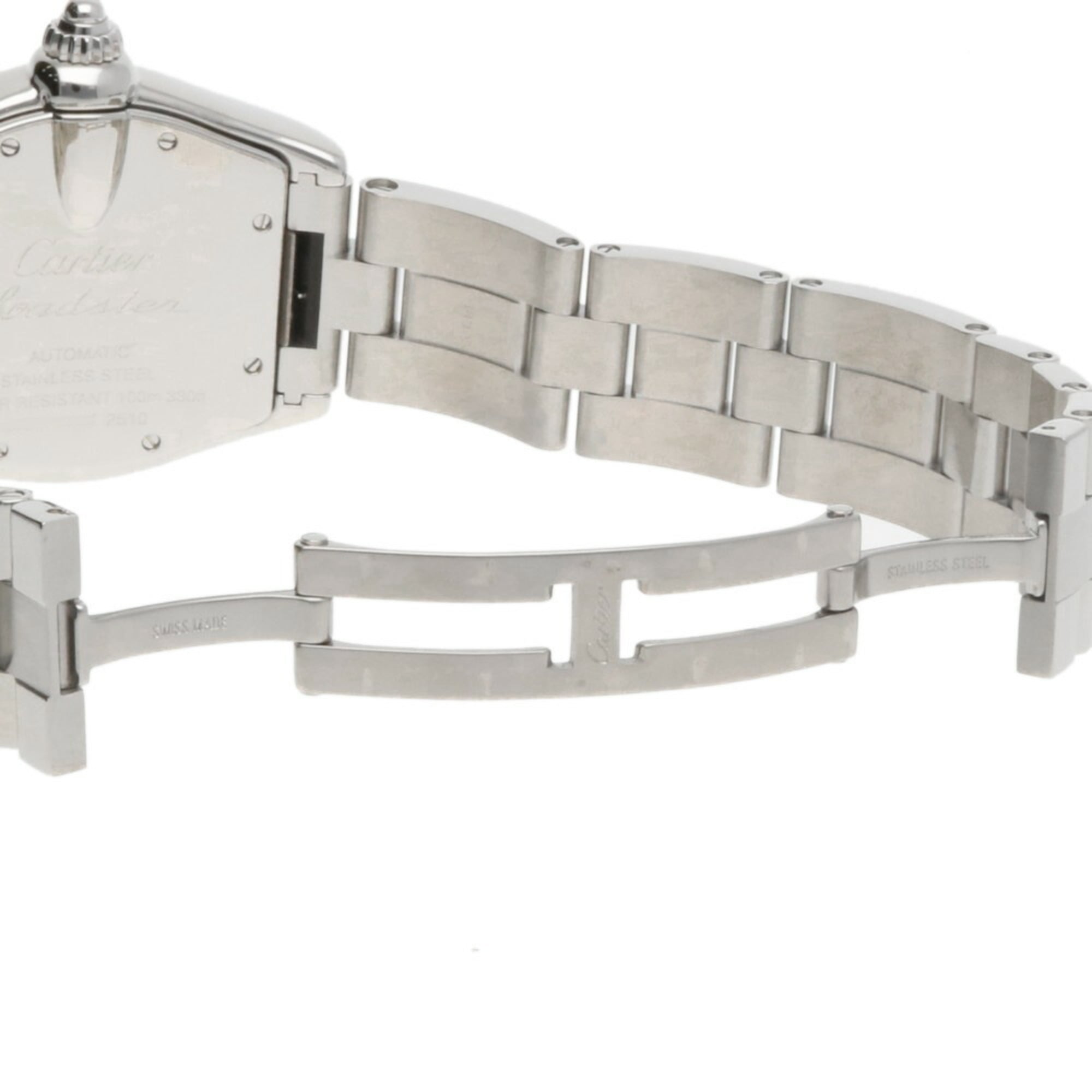 Cartier Roadster LM-horloge, roestvrij staal 2510, automatisch, heren