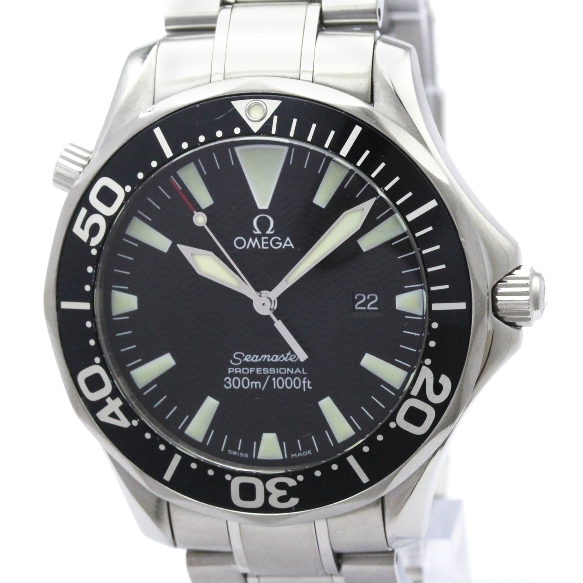 OMEGA Seamaster Professional 300M Quartz Mens Watch 2264.50 Polished
