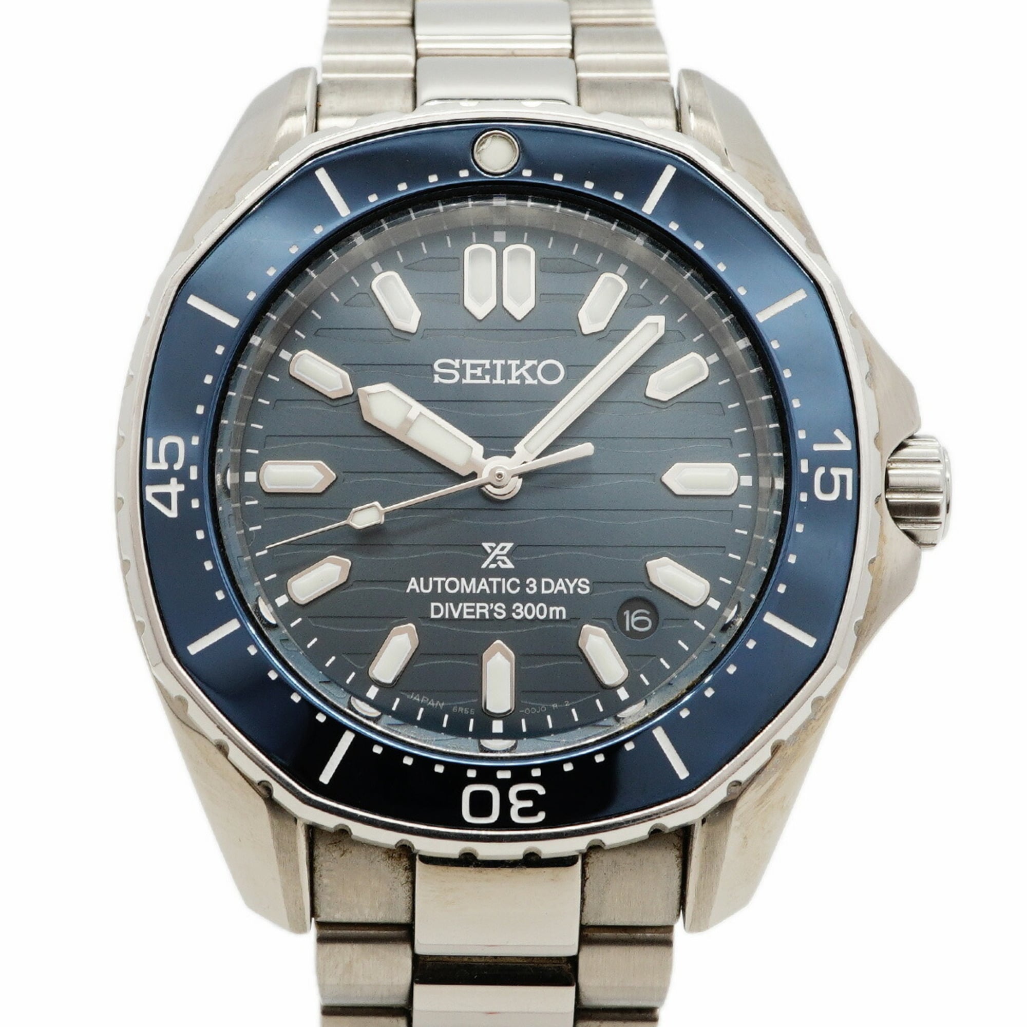 Seiko Prospex SBDC203 6R55-00J0 Blue Dial Men's Watch