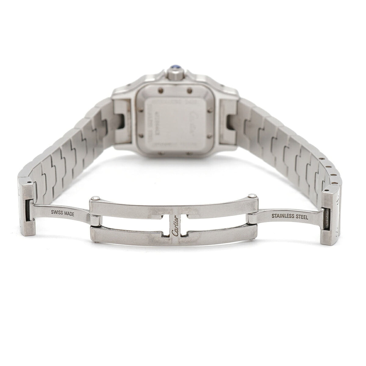 Cartier Santos Galbee SM W20054D6 Silber Zifferblatt 24 mm Uhr