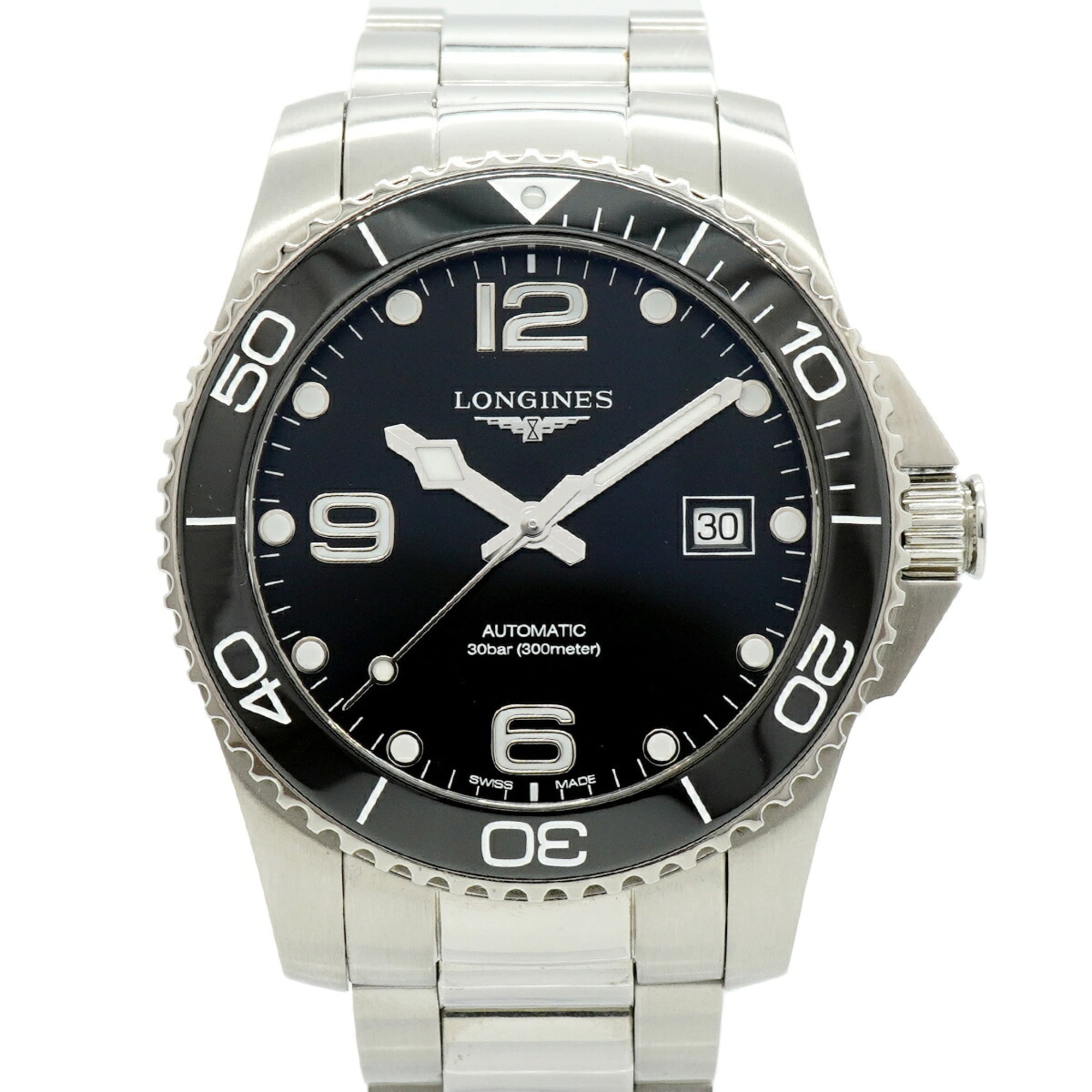 Longines HydroConquest L3.781.4 Black Dial 41mm Watch