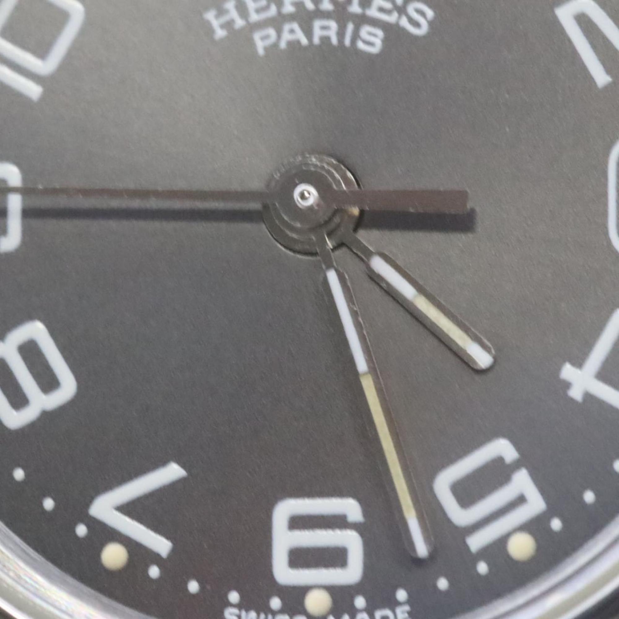 Hermès Clipper CL4.210 roestvrijstalen quartzhorloge