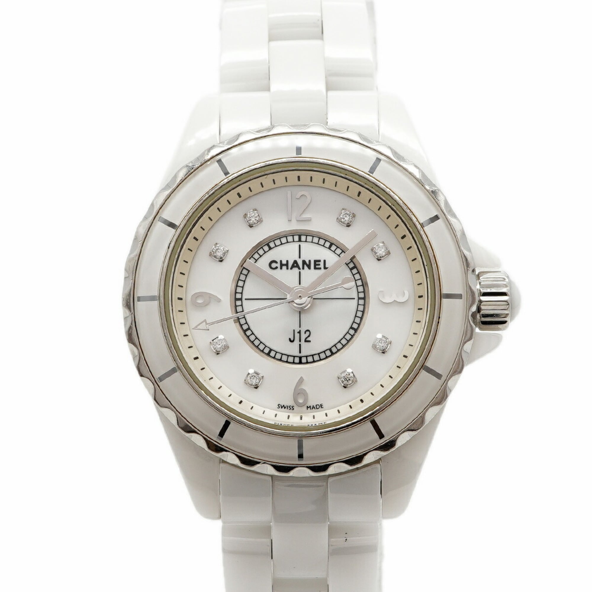 Chanel J12 H2570 White Dial 28mm Watch