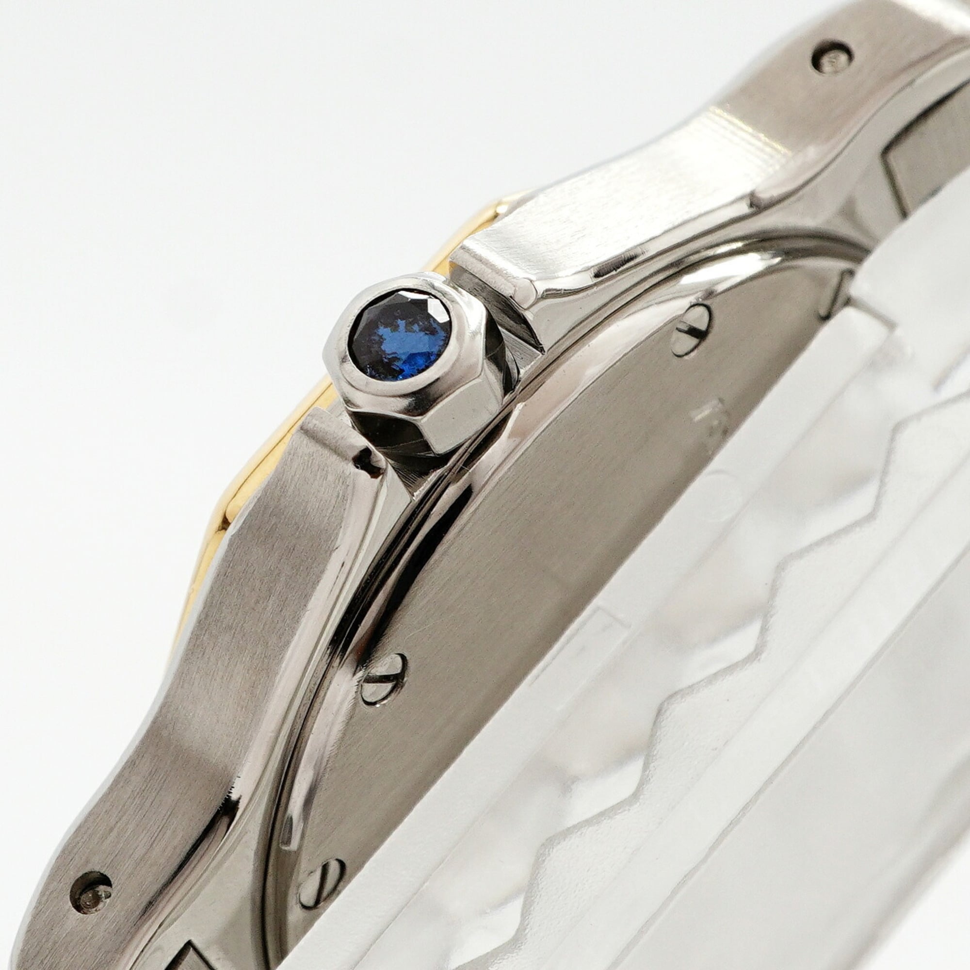 Cartier Santos Octagon LM W2001583 Ivory Dial ( & Wo)