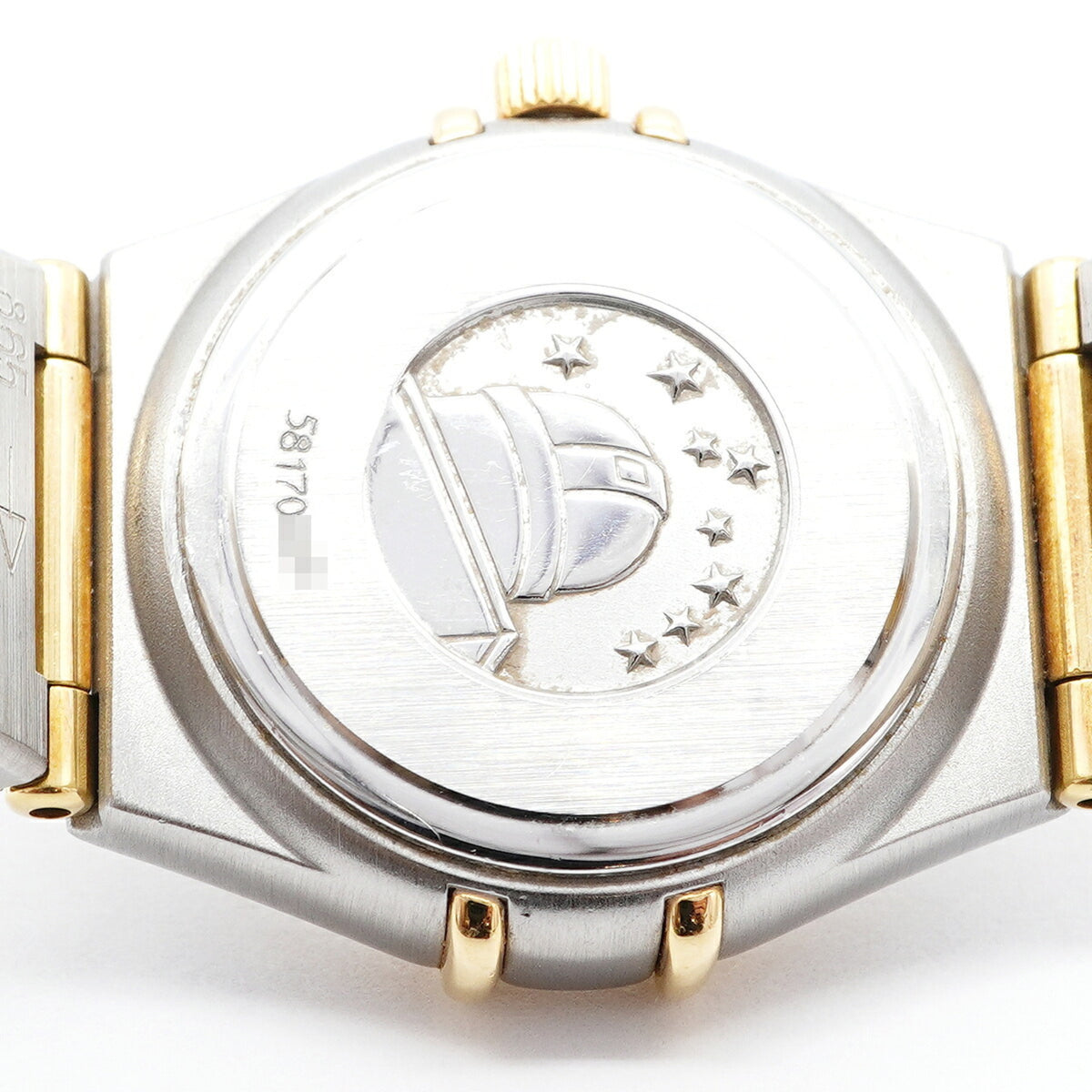 Omega Constellation Mini Diamond Bezel 12P 1267.75 White Dial 22mm Watch